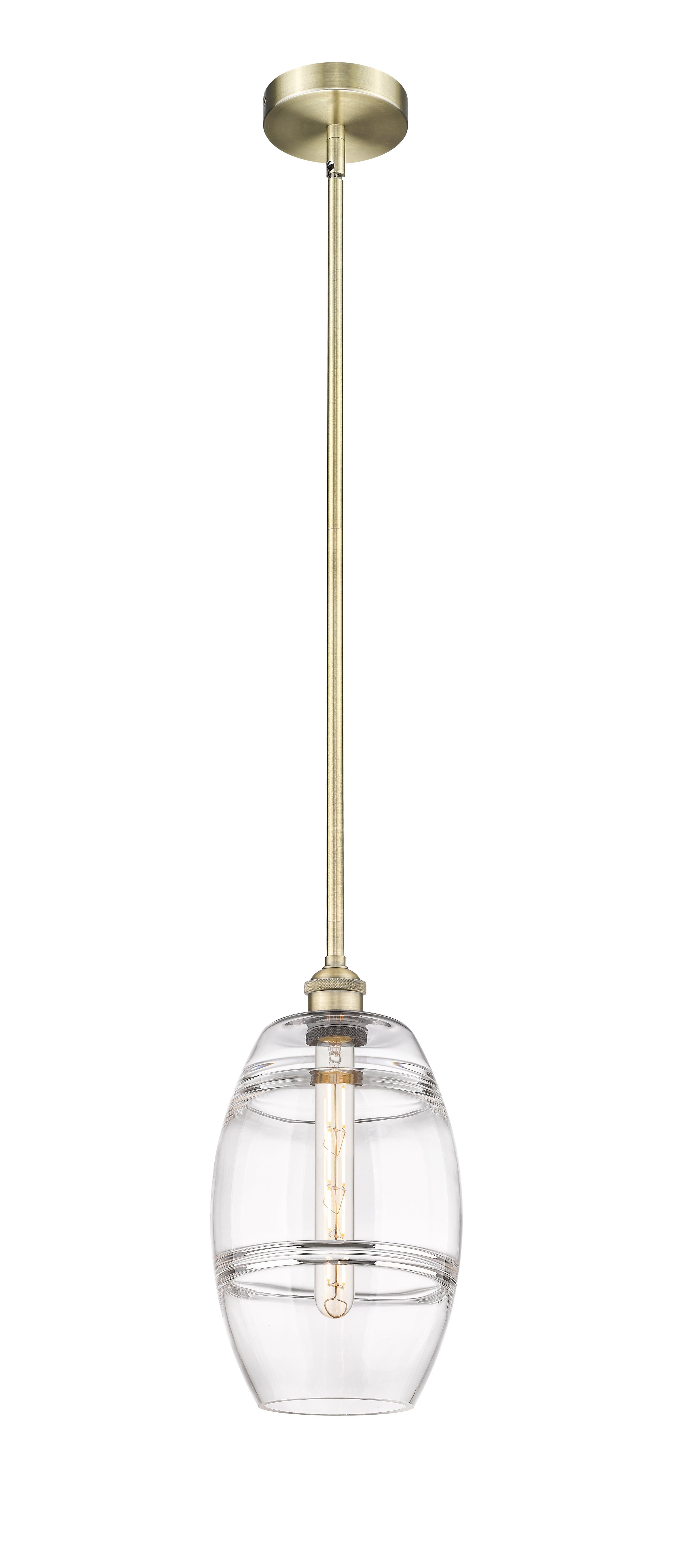 Edison Mini Pendant Antique Brass Finish