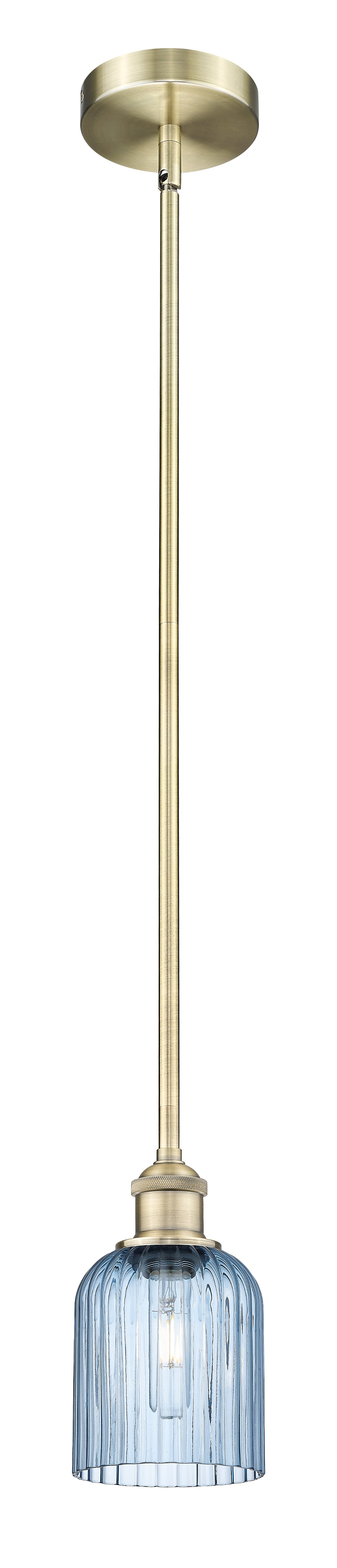 Edison Mini Pendant Antique Brass Finish