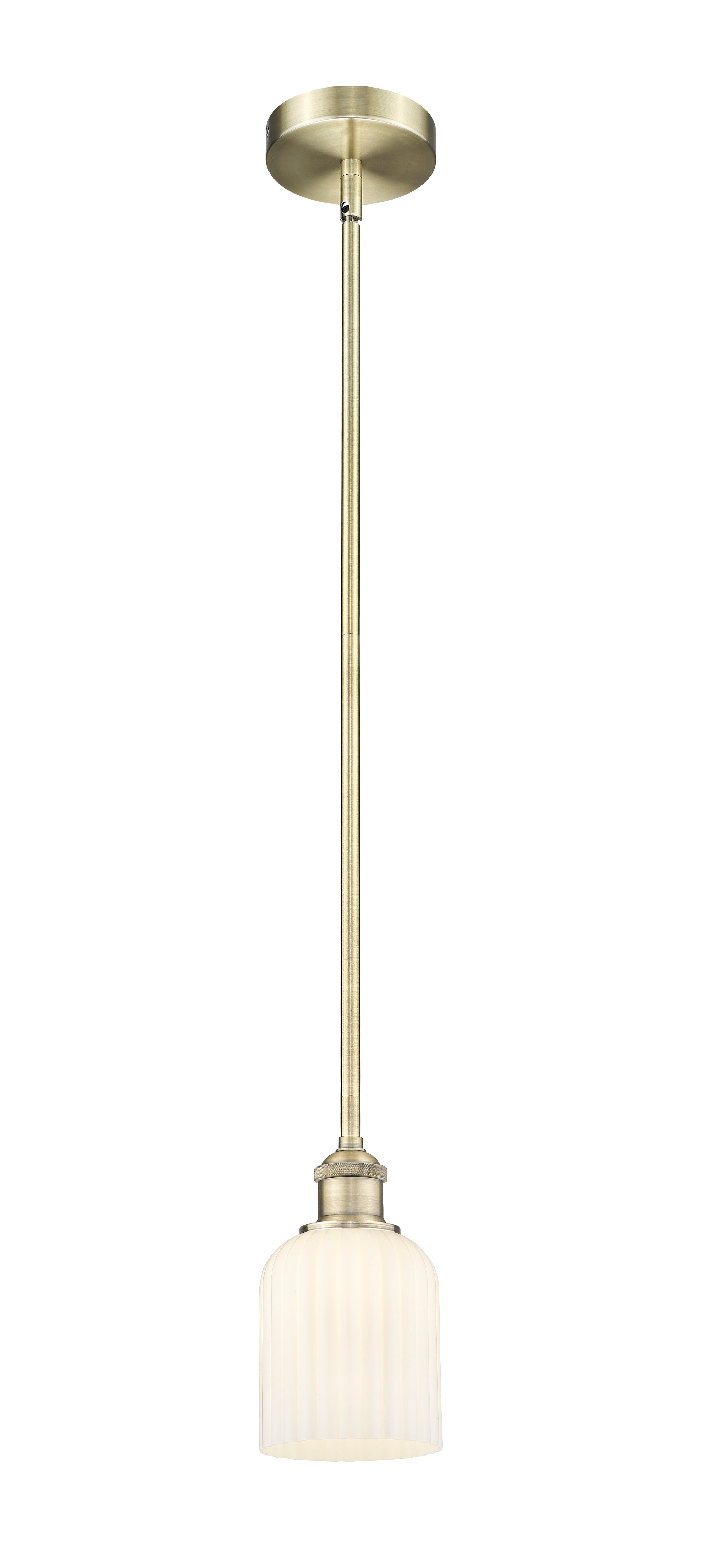 Edison Mini Pendant Antique Brass Finish