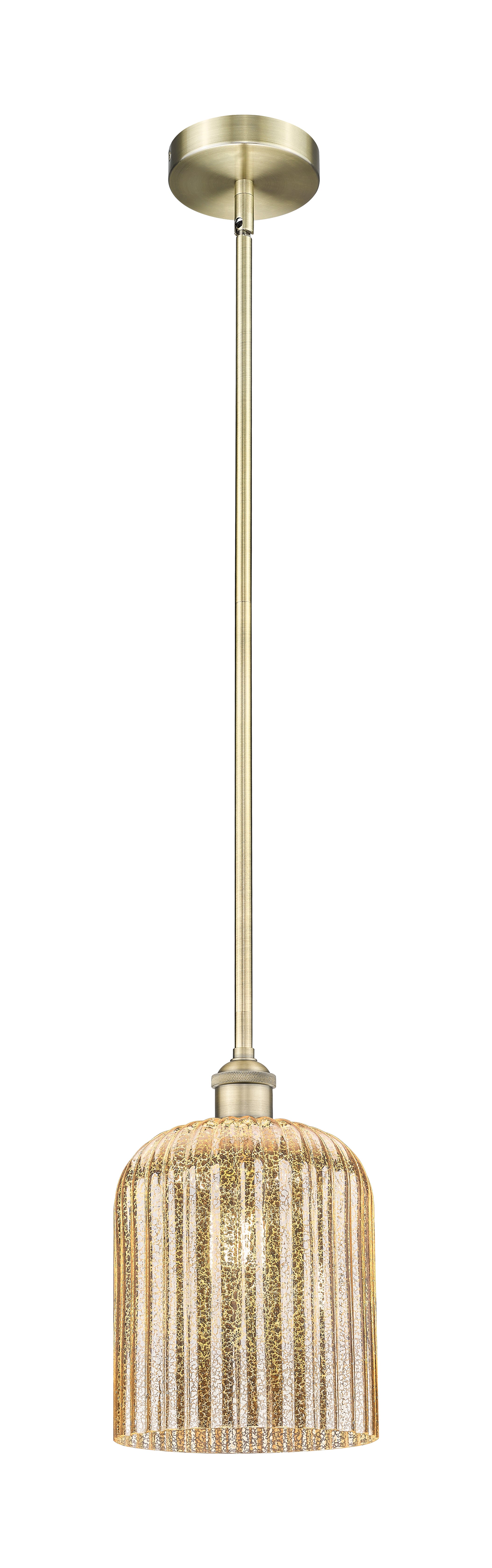 Edison Mini Pendant Antique Brass Finish