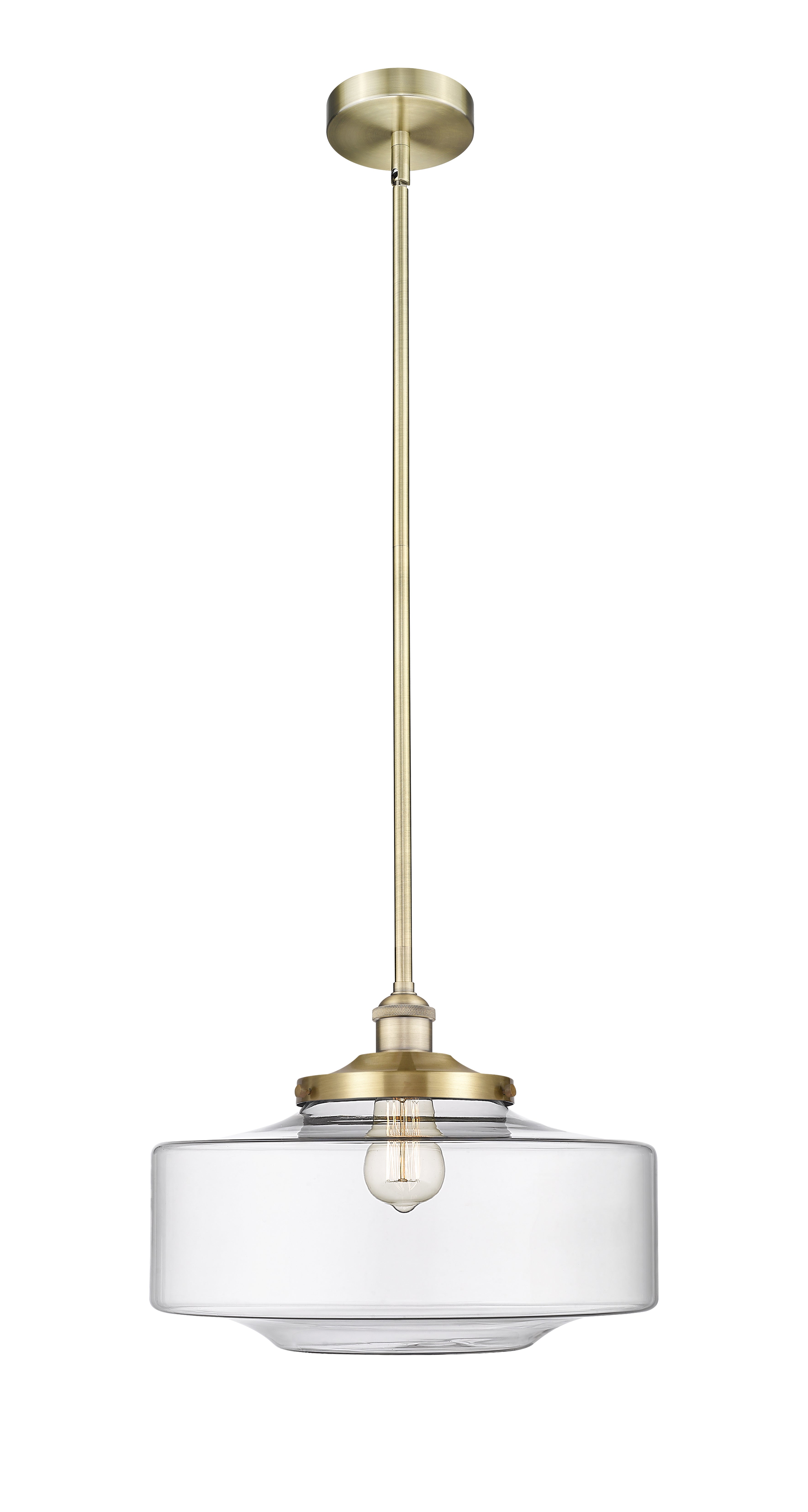 Edison Mini Pendant Cast Brass Dimmable