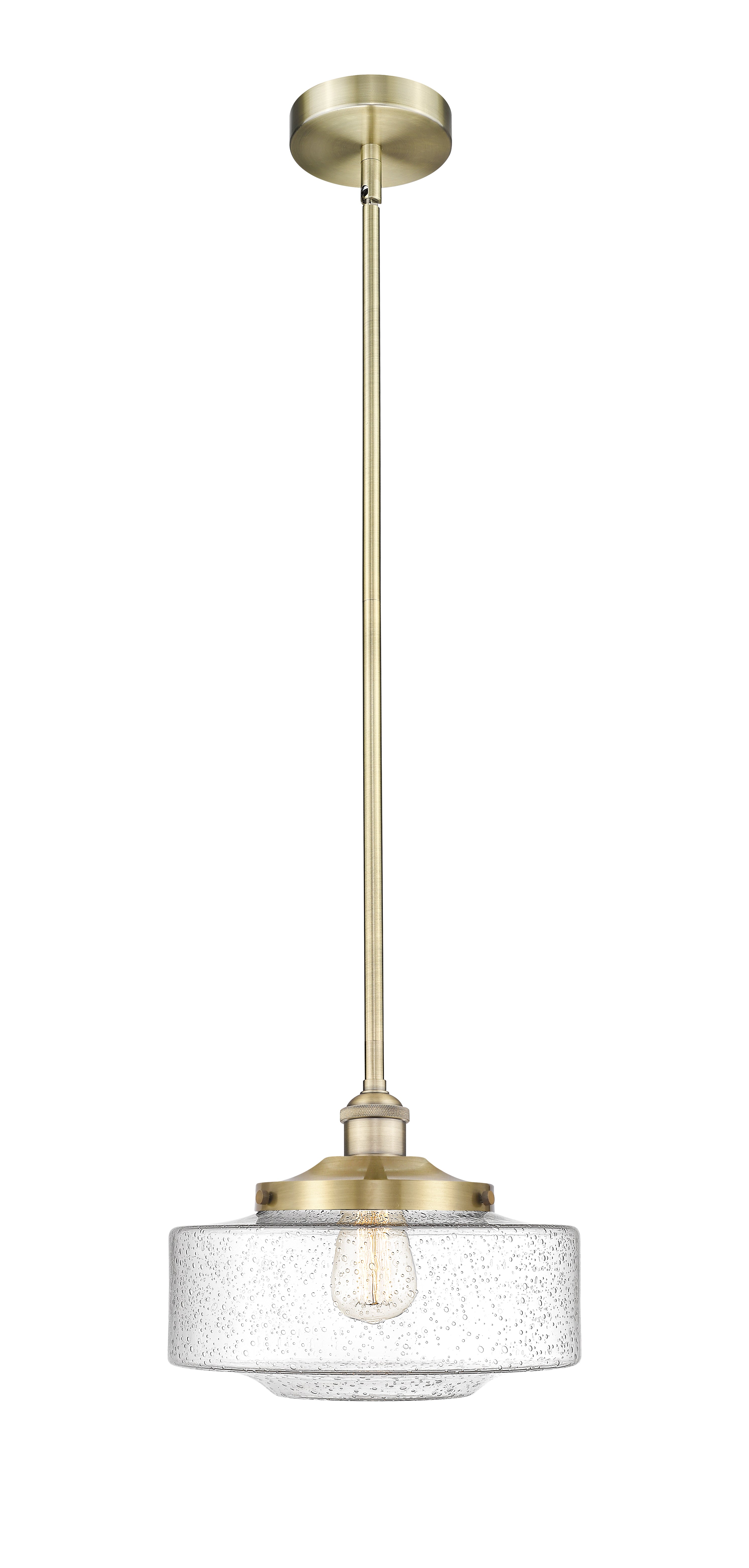 Edison Mini Pendant Antique Brass Finish