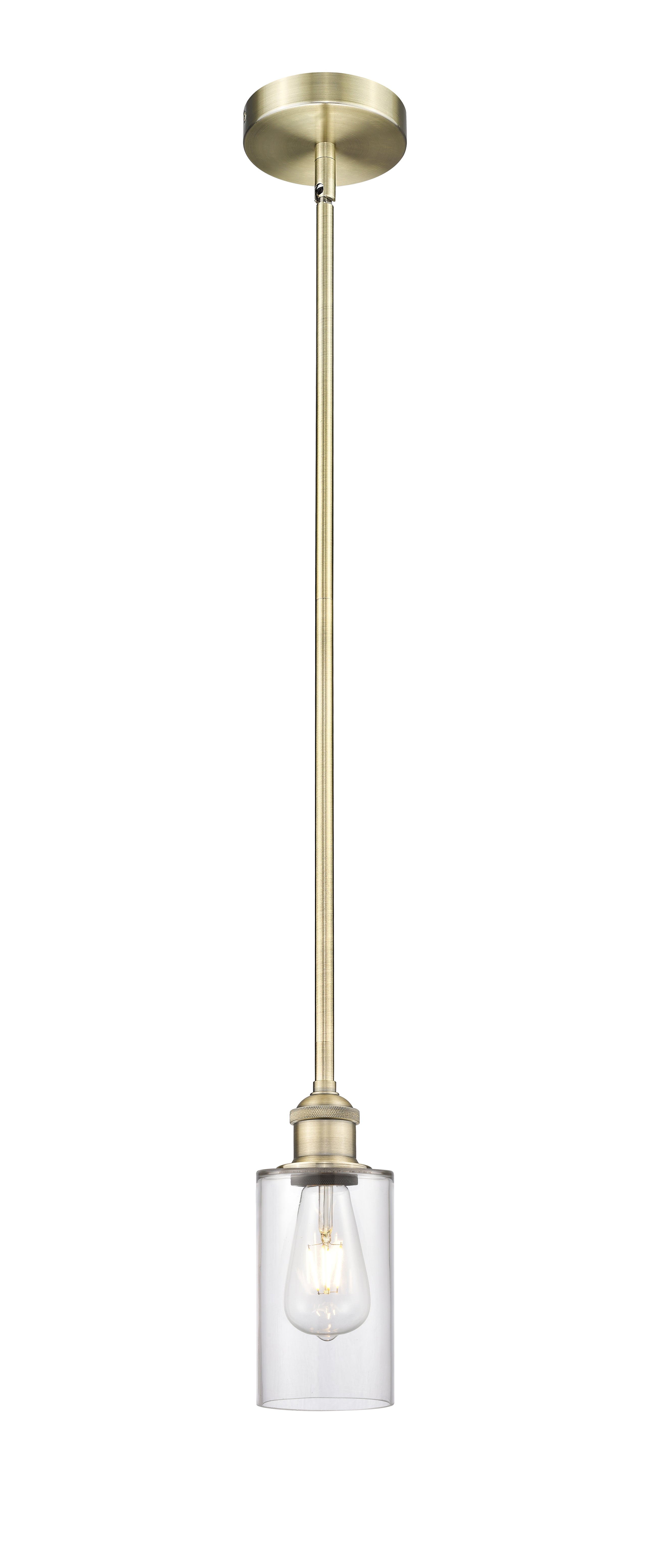 Edison Mini Pendant Antique Brass Finish