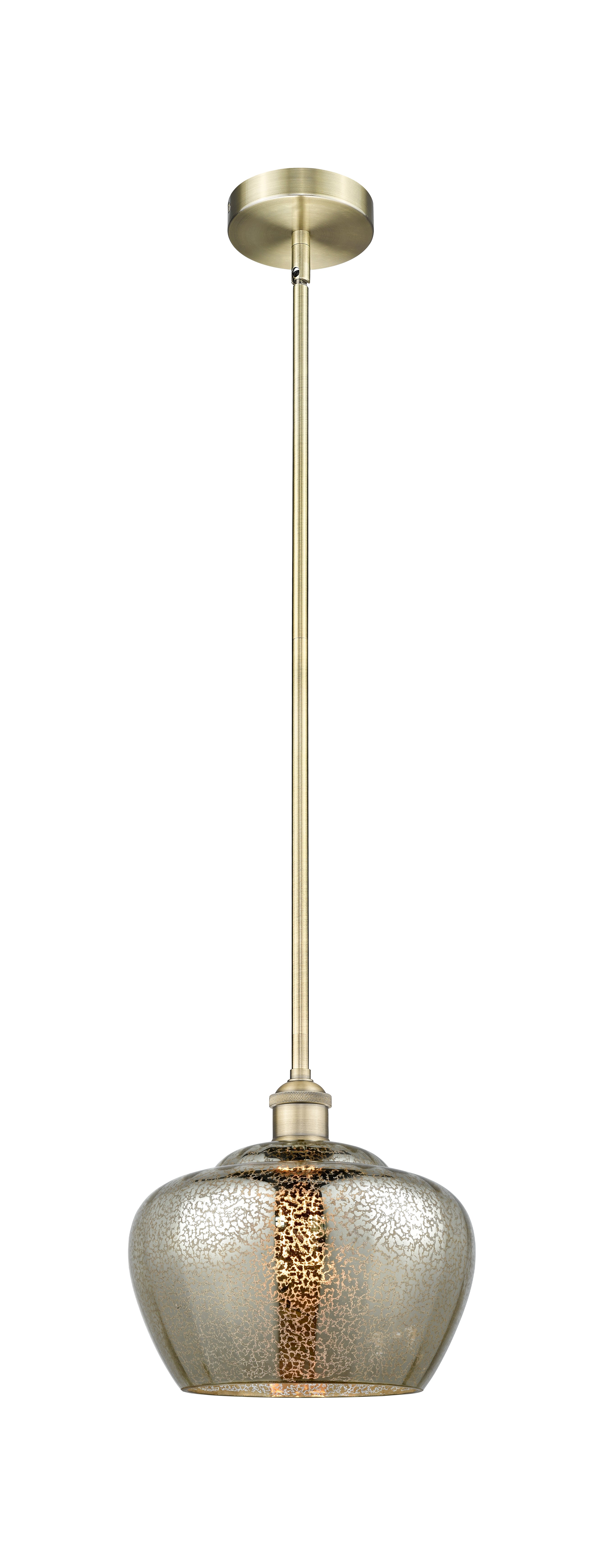 Edison Mini Pendant Cast Brass Antique
