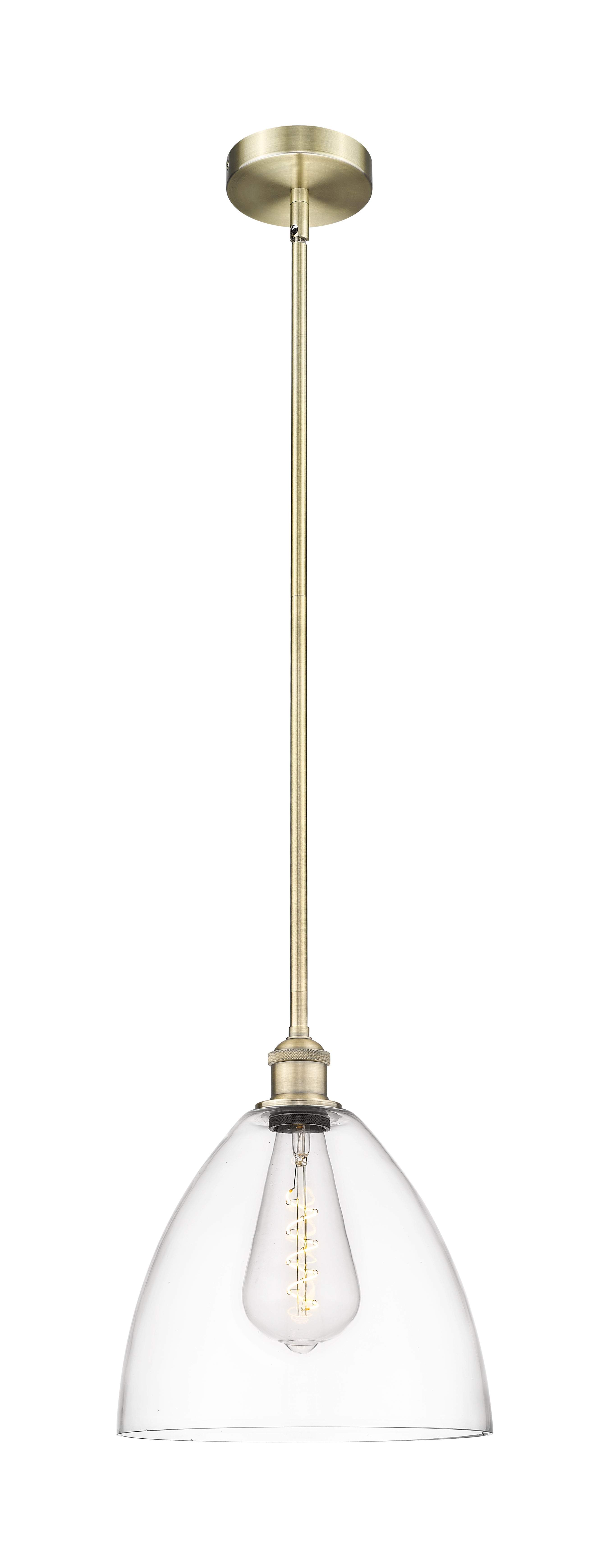 Edison Mini Pendant Antique Brass Finish