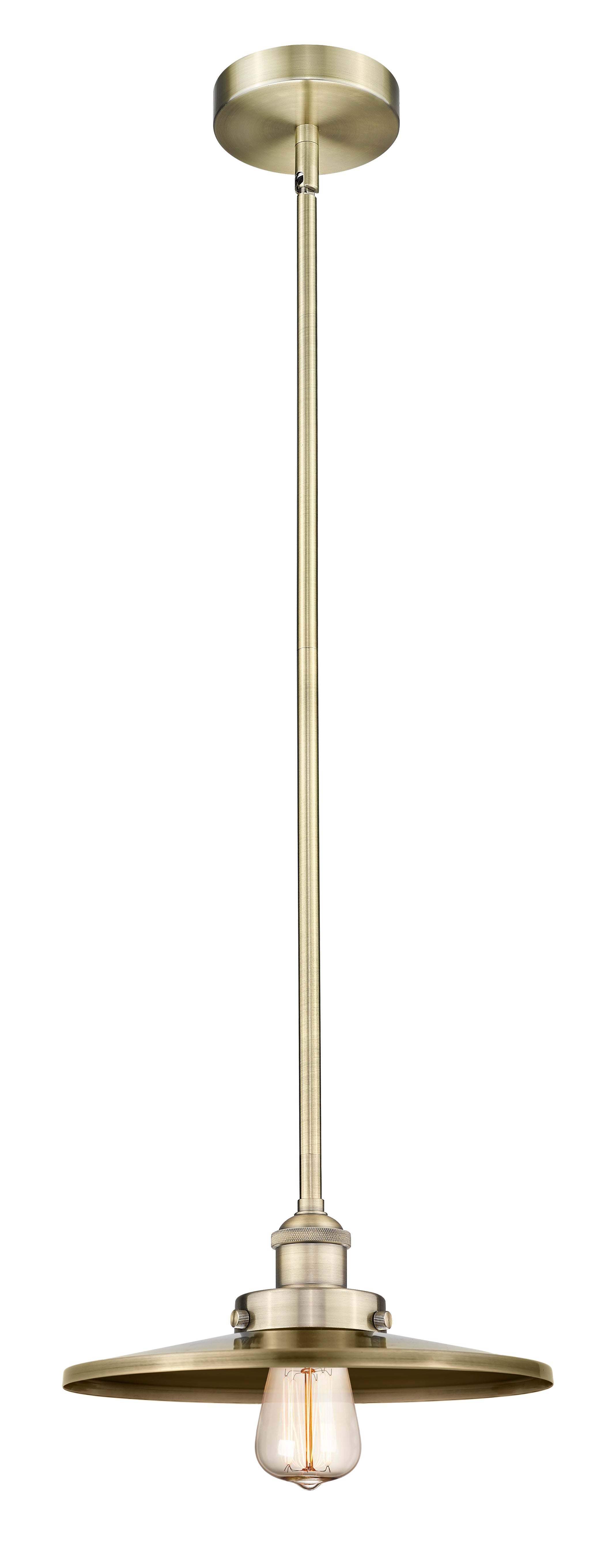 Edison Mini Pendant Antique Brass Finish