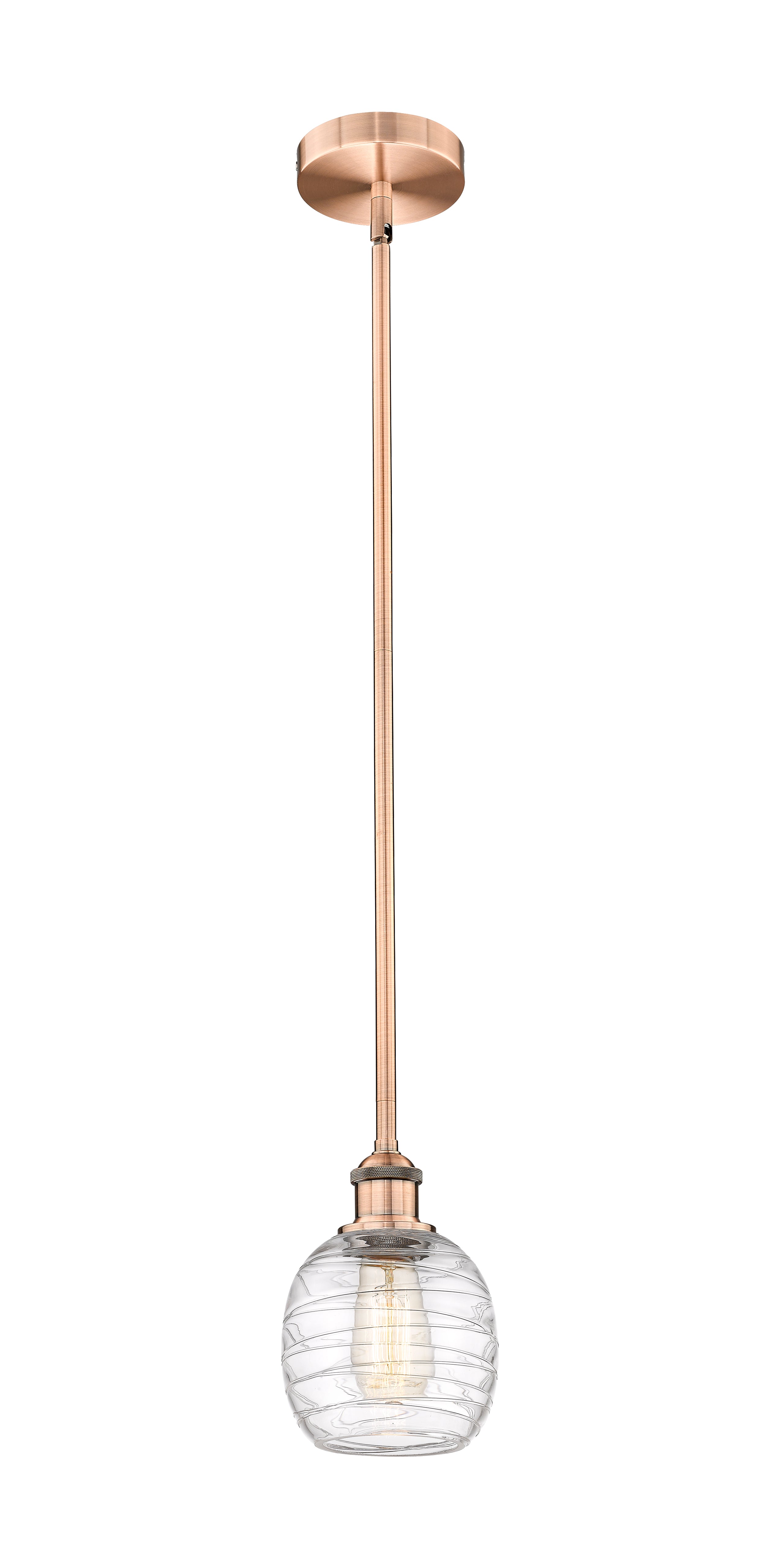 Edison Mini Pendant Antique Brass Finish