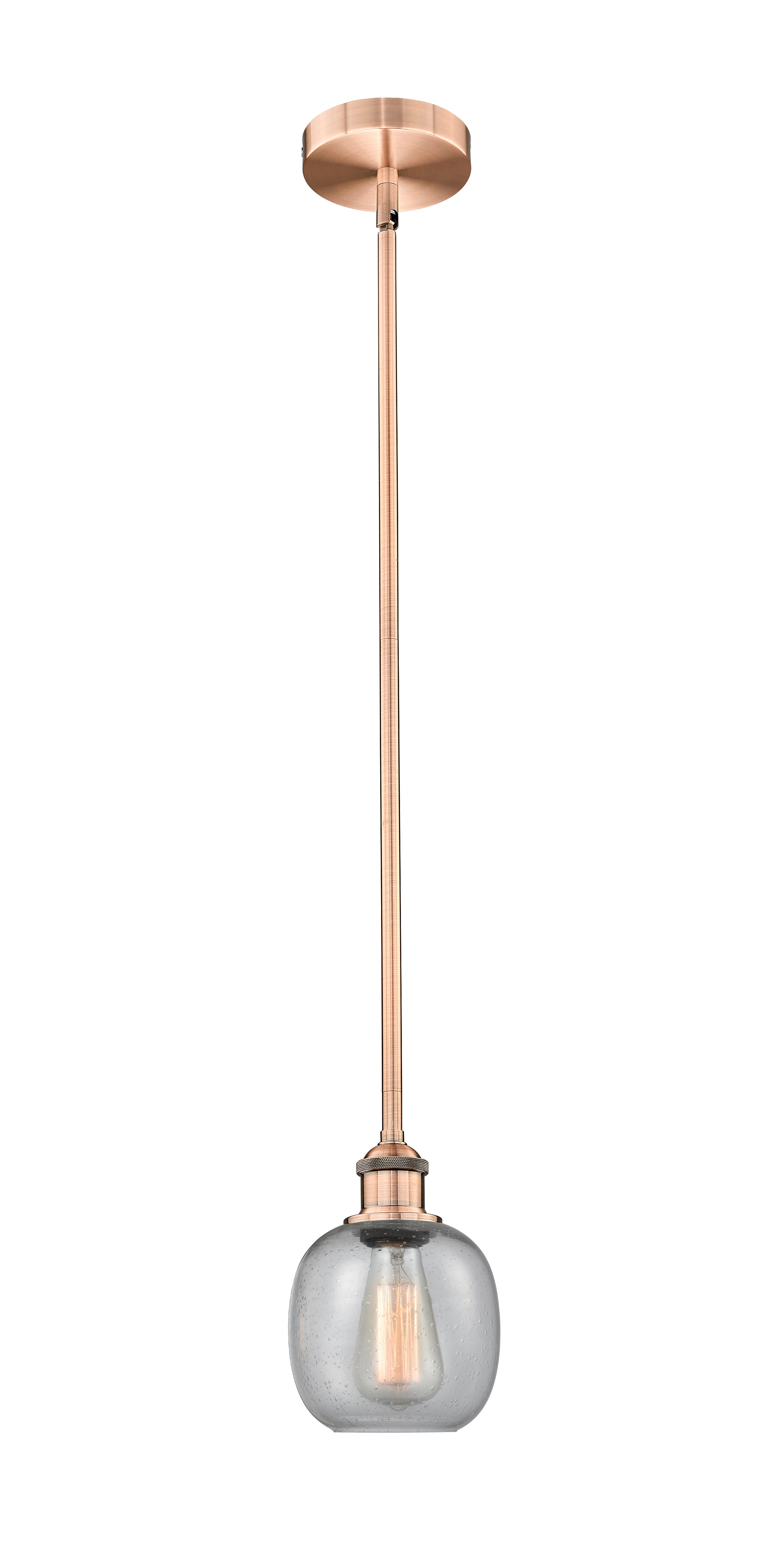 Edison Mini Pendant Antique Brass Cast