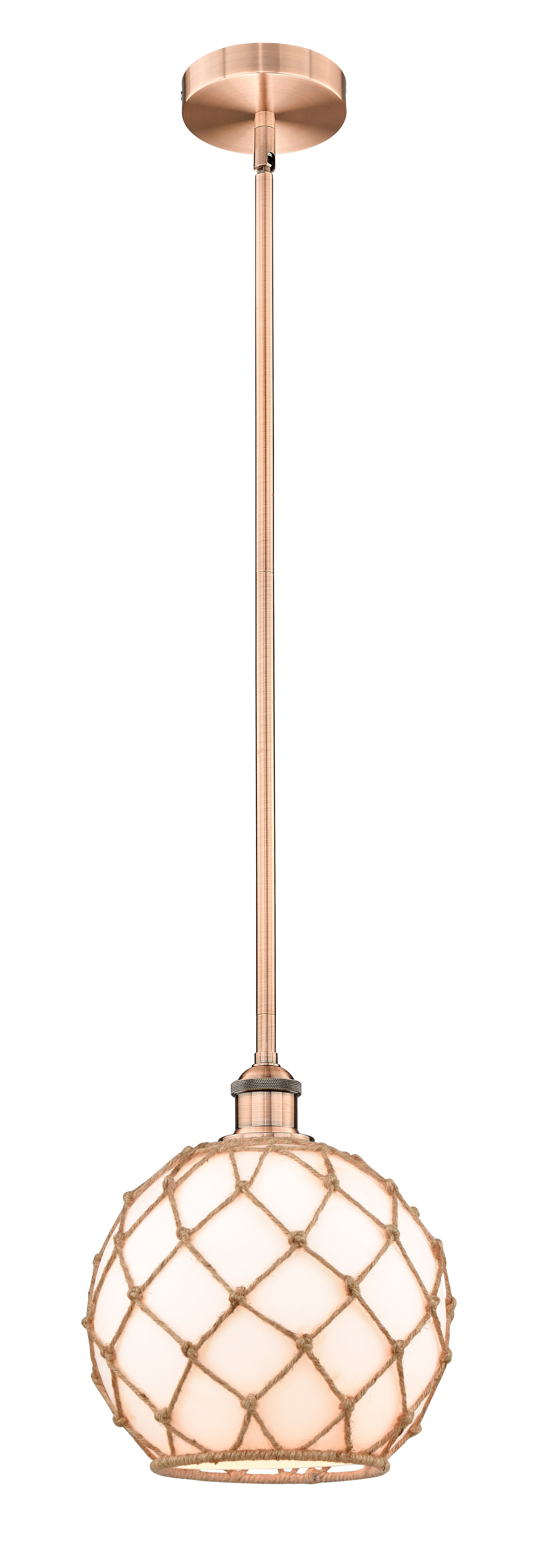 Edison Mini Pendant Antique Brass Finish
