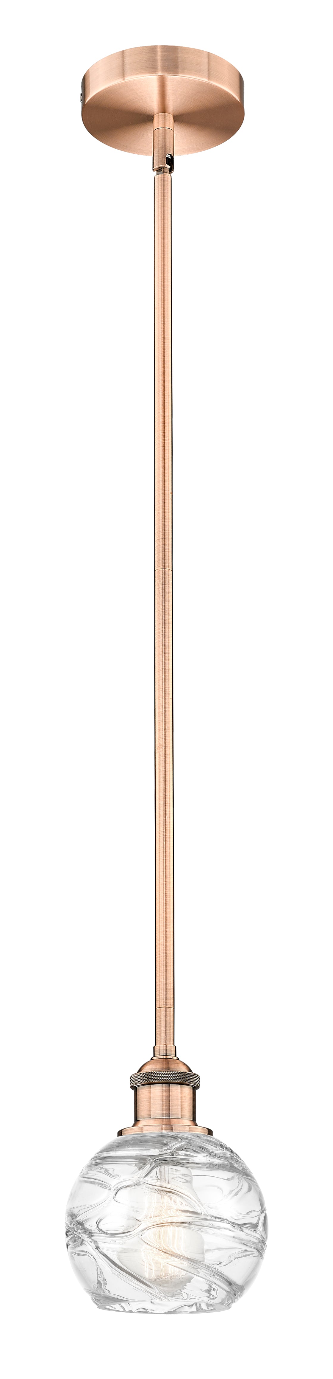 Edison Mini Pendant Antique Brass Finish