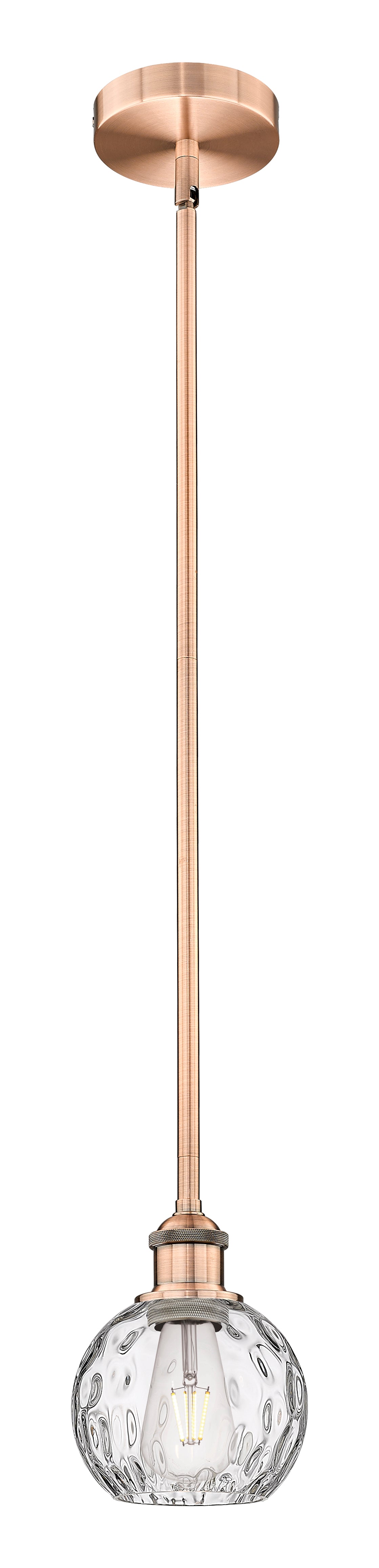 Edison Mini Pendant Antique Brass Finish