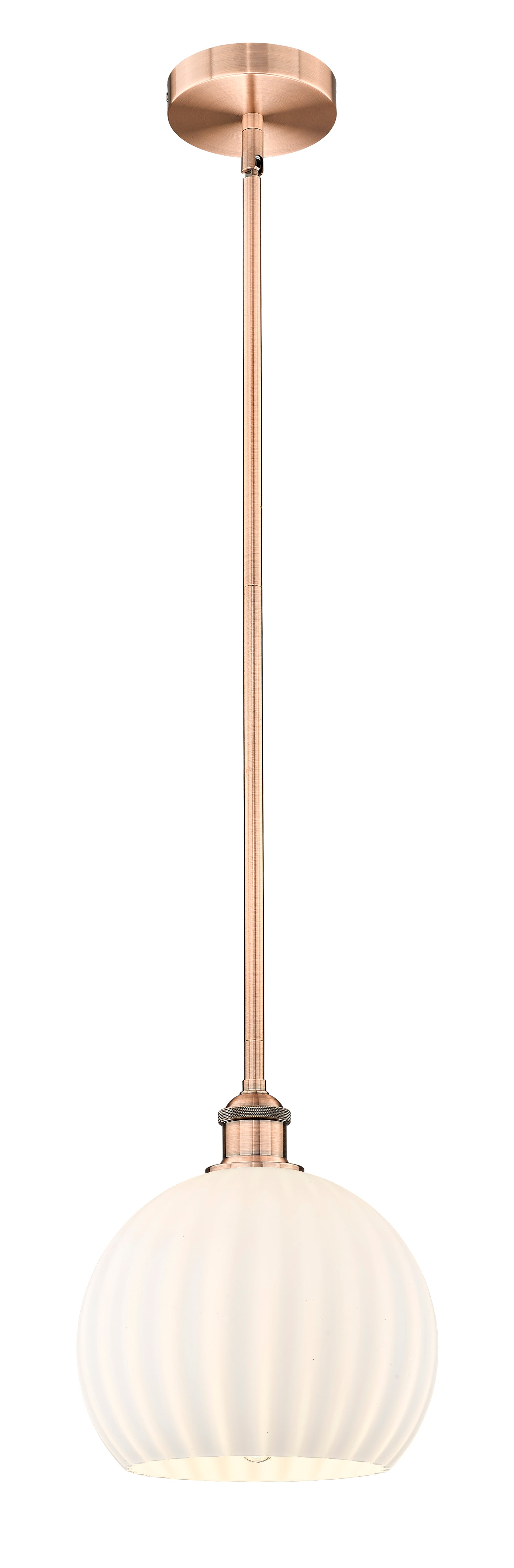 Edison Mini Pendant Antique Brass Finish