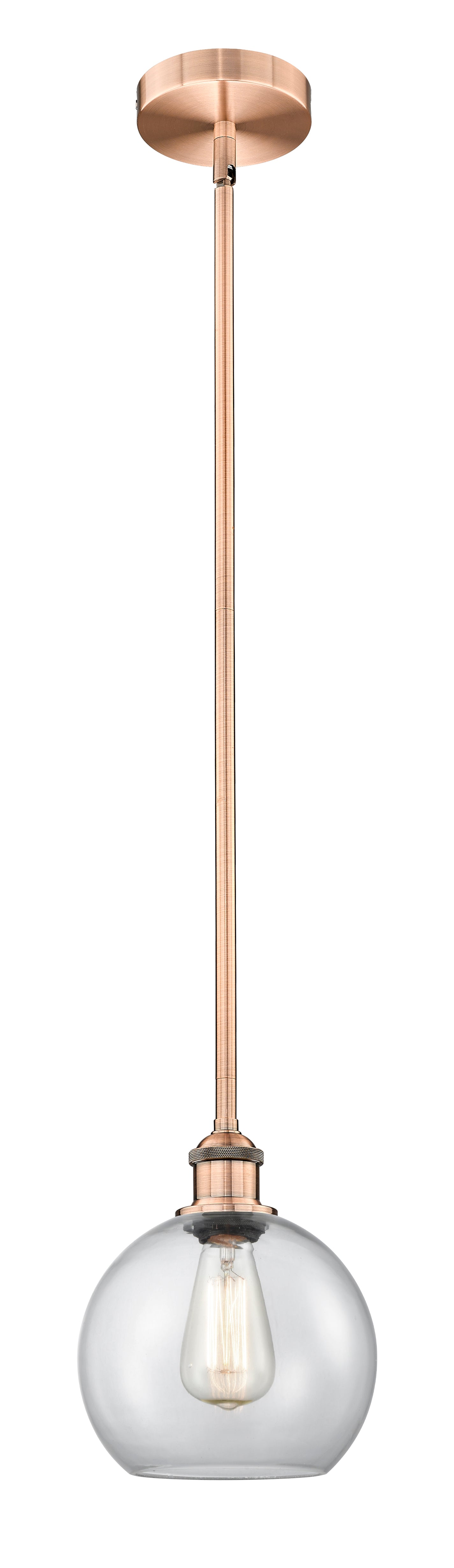 Edison Mini Pendant Antique Brass Finish