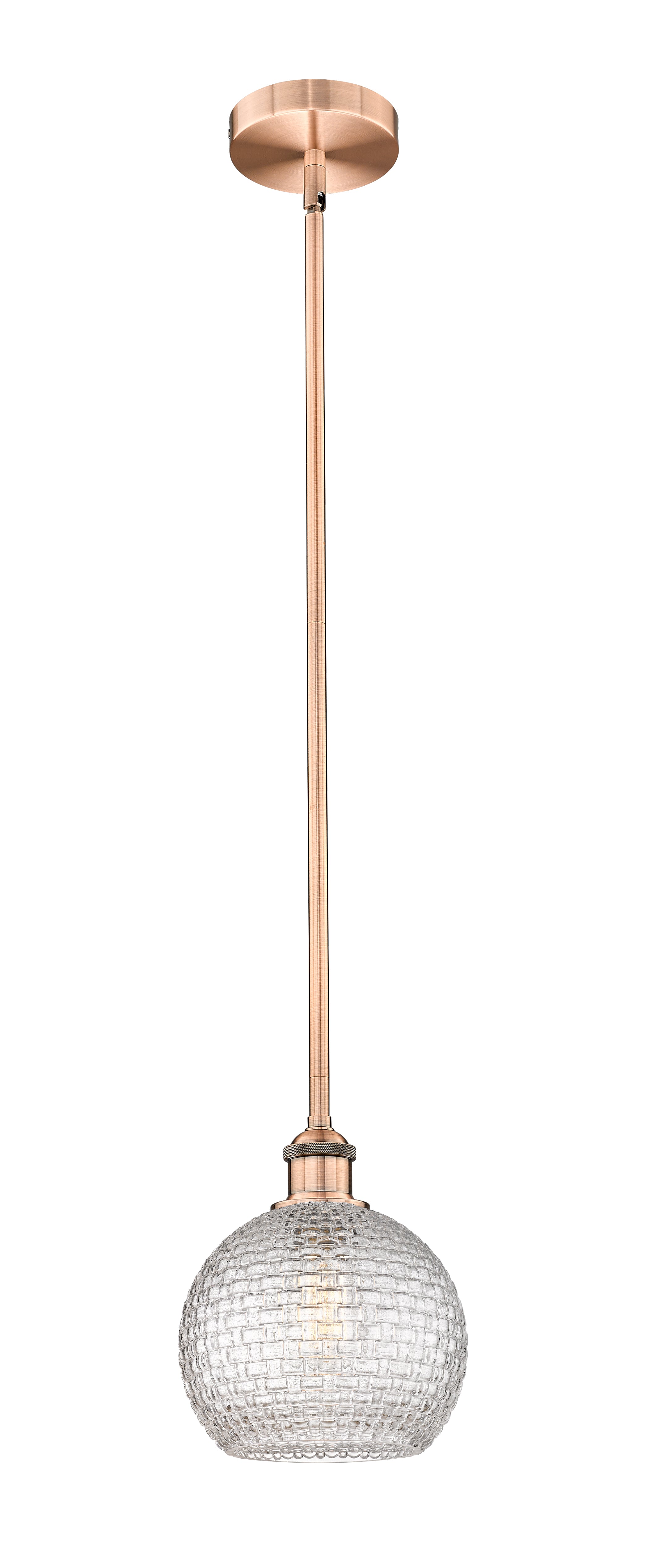Edison Mini Pendant Antique Brass Finish