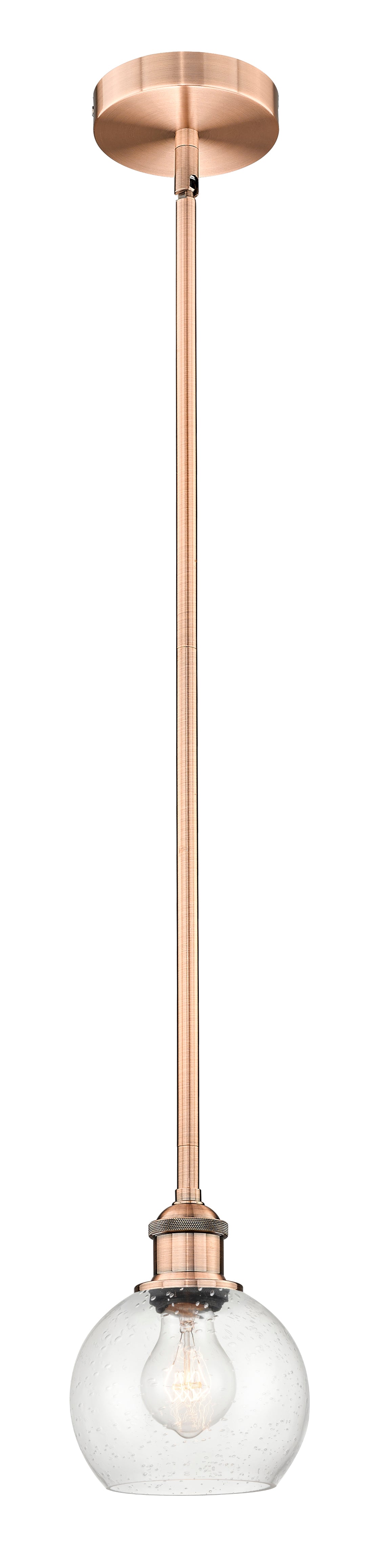 Edison Mini Pendant Antique Brass Finish