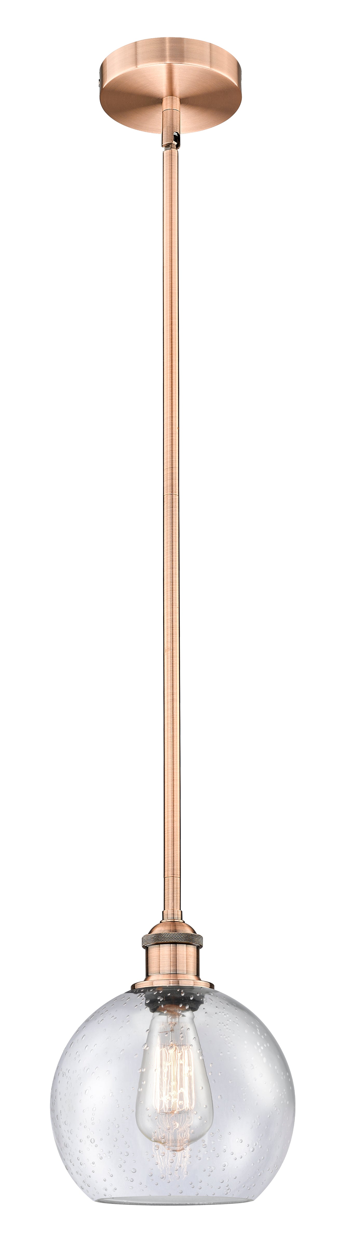 Edison Mini Pendant Antique Brass Finish