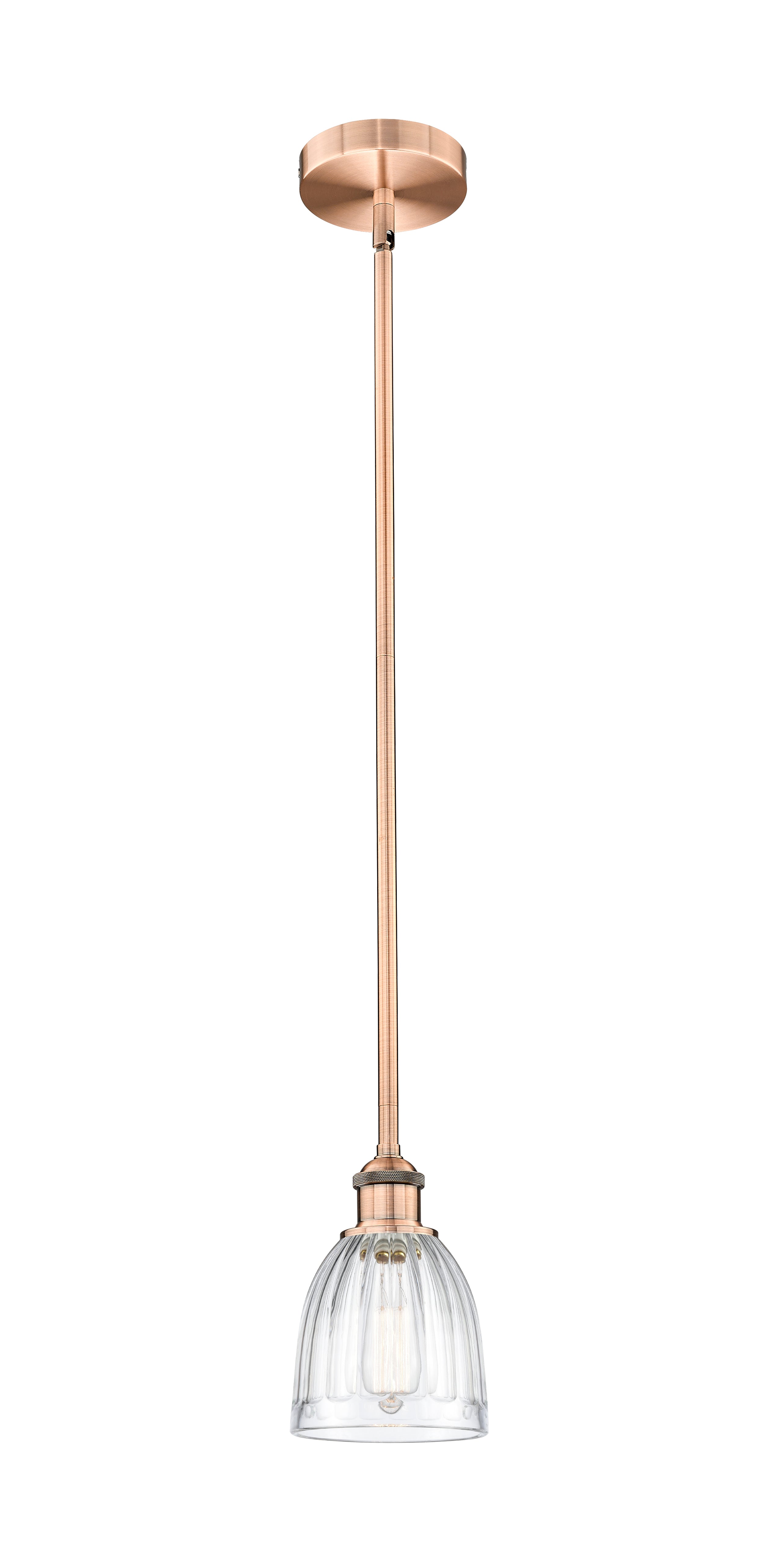 Edison Mini Pendant Antique Brass Finish