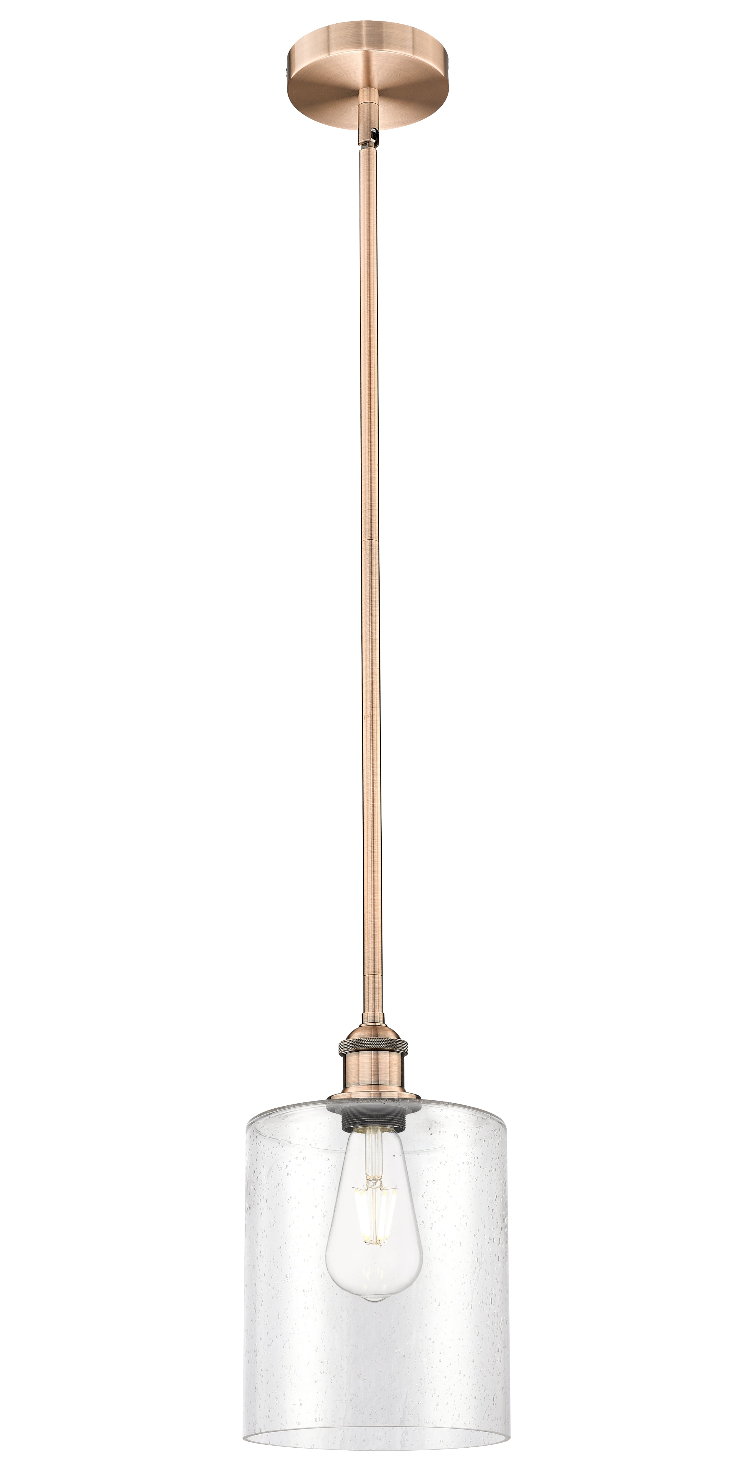 Edison Mini Pendant Antique Brass Finish