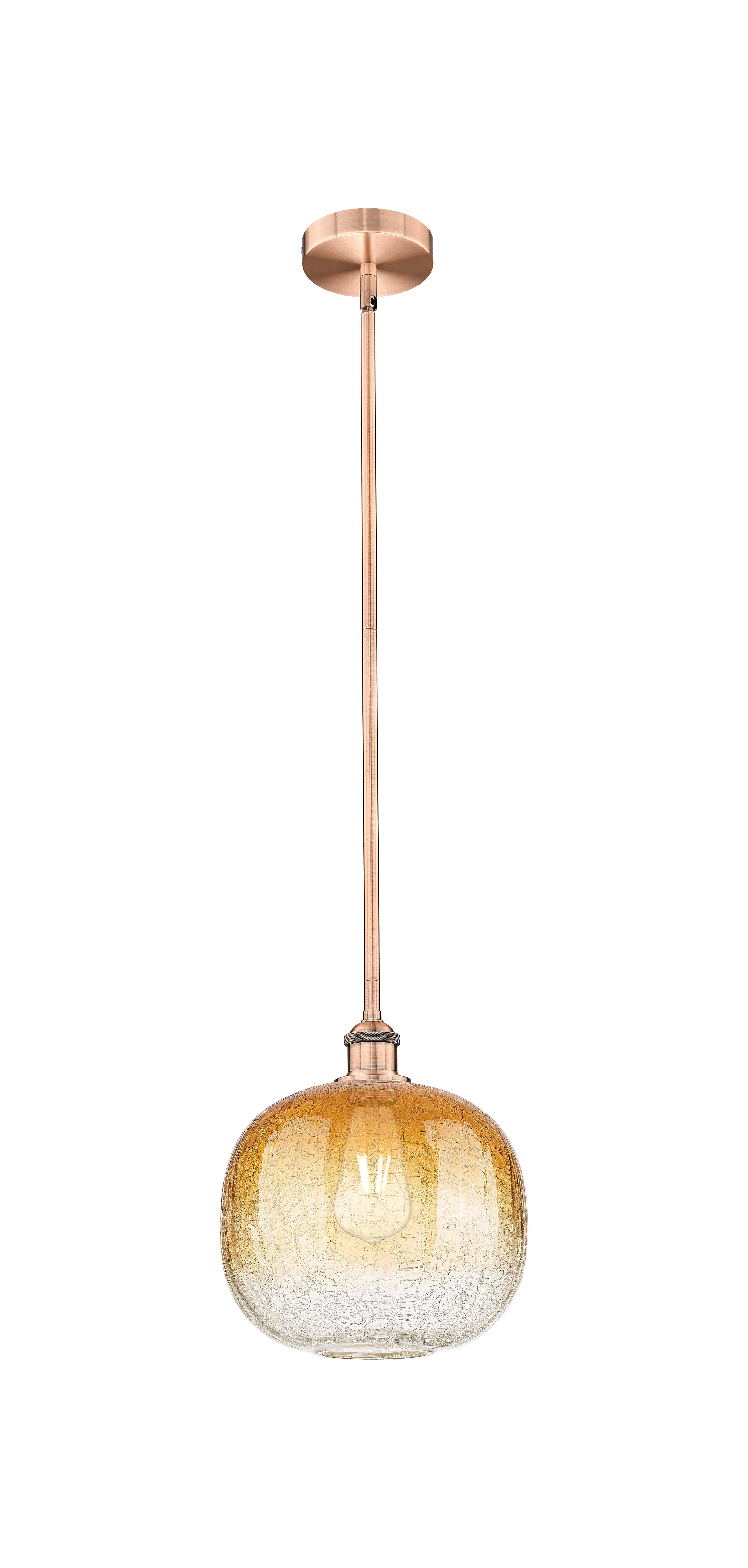 Edison Mini Pendant Antique Brass Cast