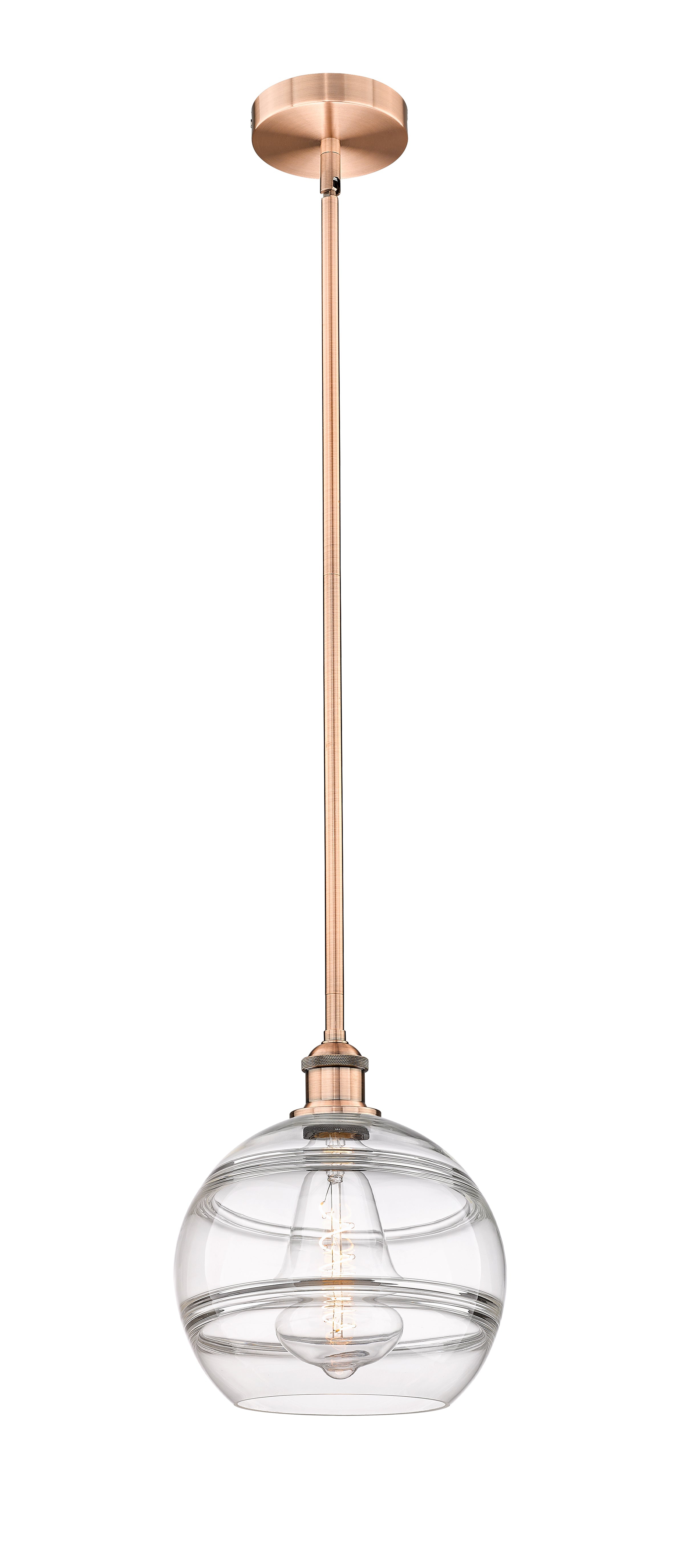 Edison Mini Pendant Antique Brass Finish