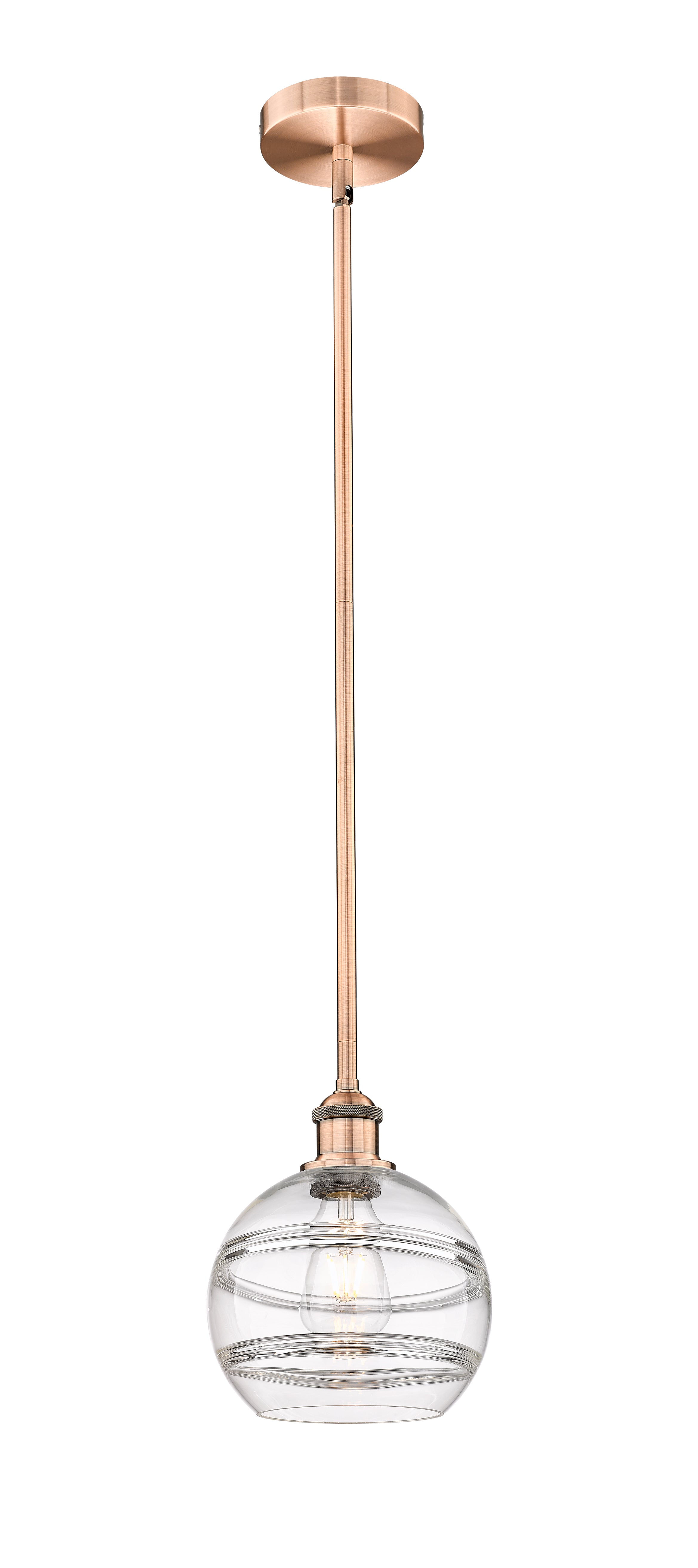 Edison Mini Pendant Antique Brass Finish