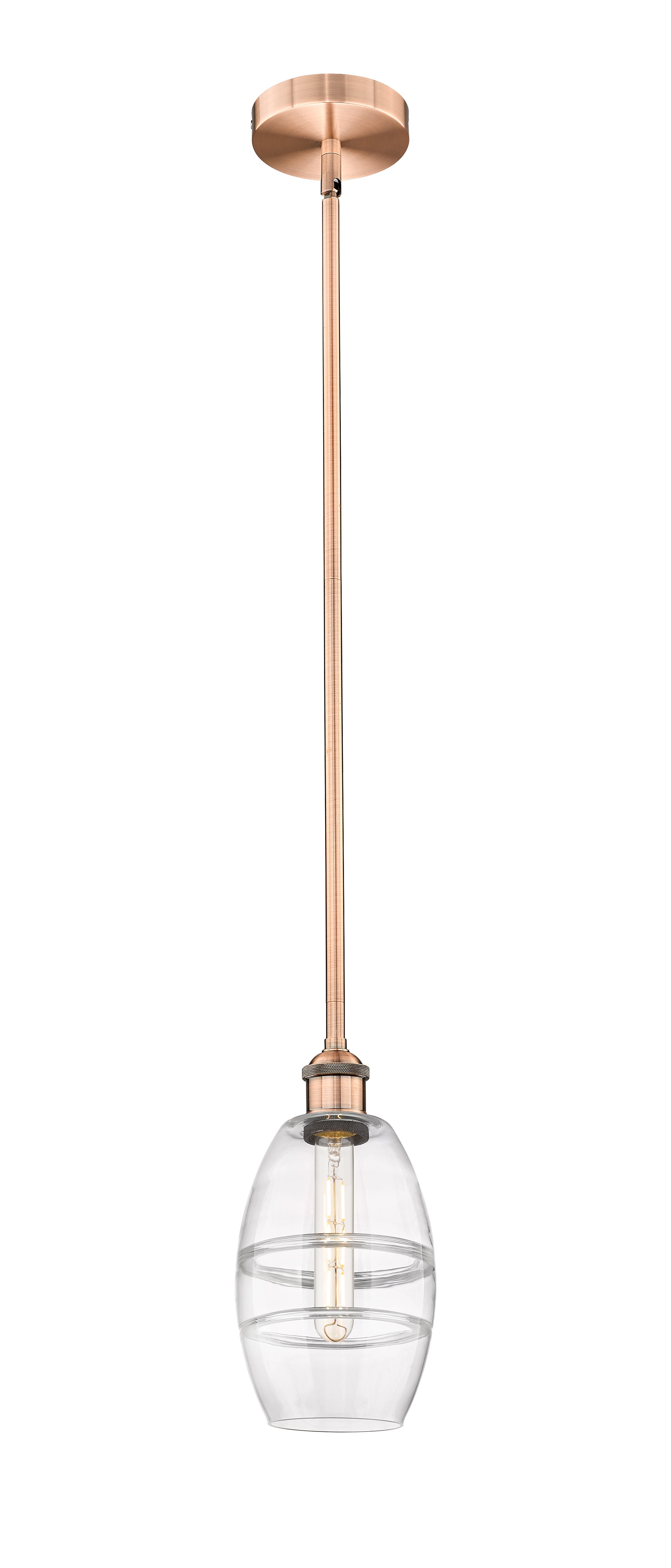 Edison Mini Pendant Antique Brass Finish