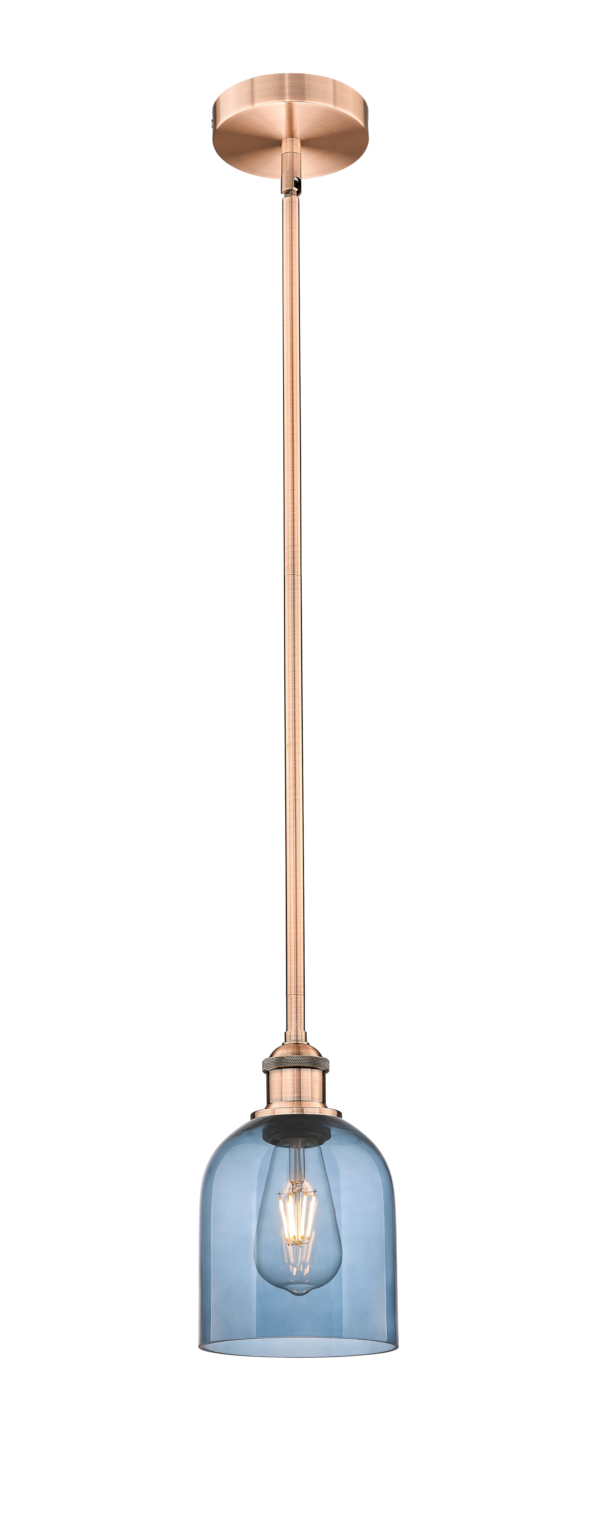 Edison Mini Pendant Antique Brass Finish