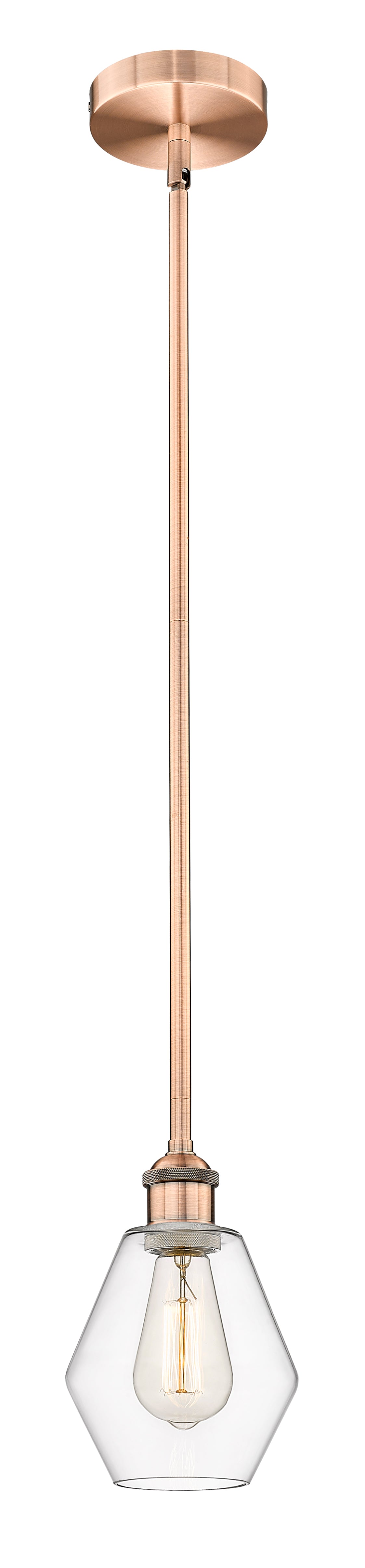 Edison Mini Pendant Antique Brass 6W