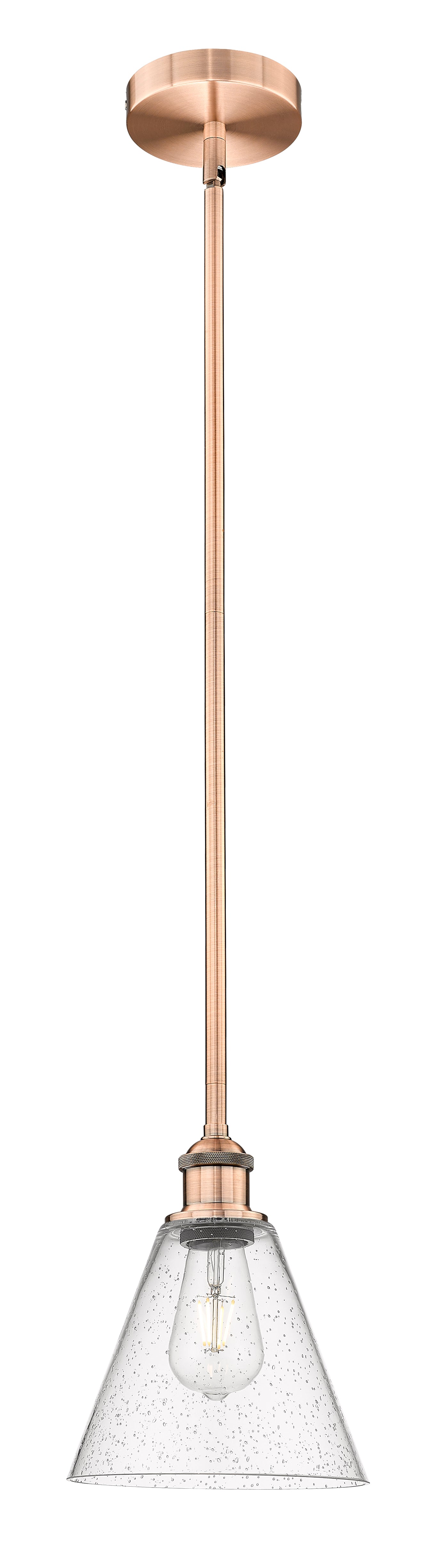 Edison Mini Pendant Antique Brass Finish