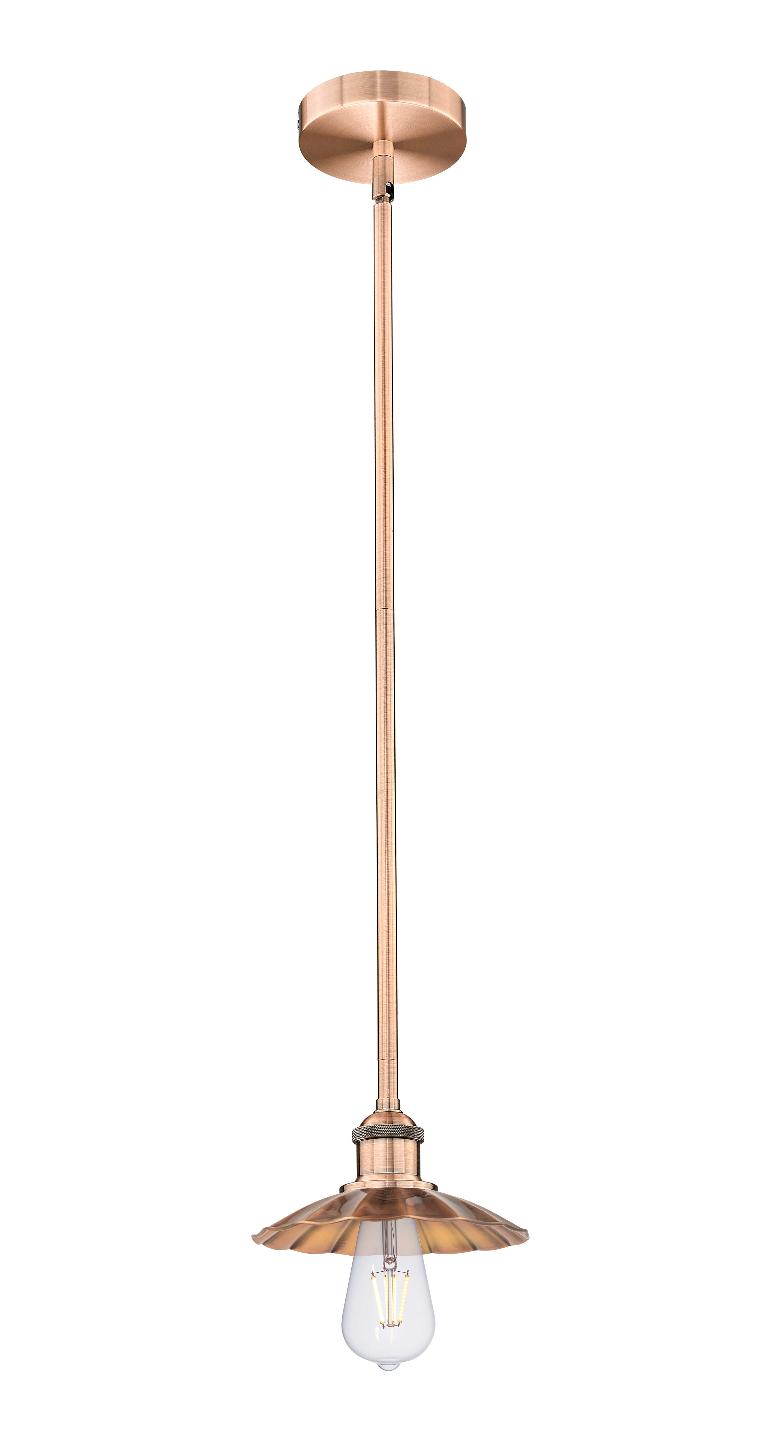 Edison Mini Pendant Antique Copper Brass