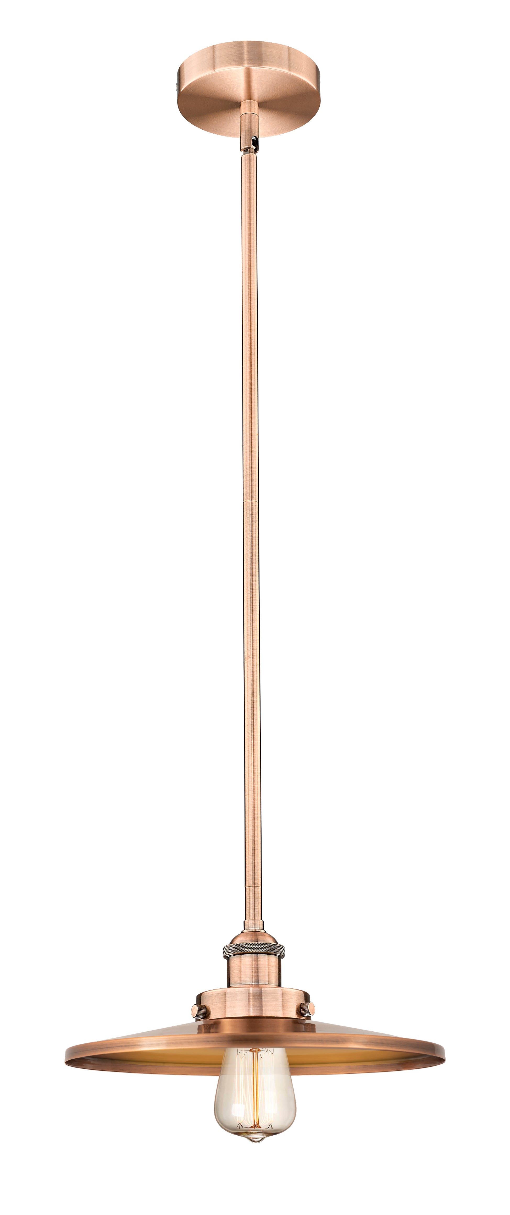 Edison Mini Pendant Antique Brass Finish