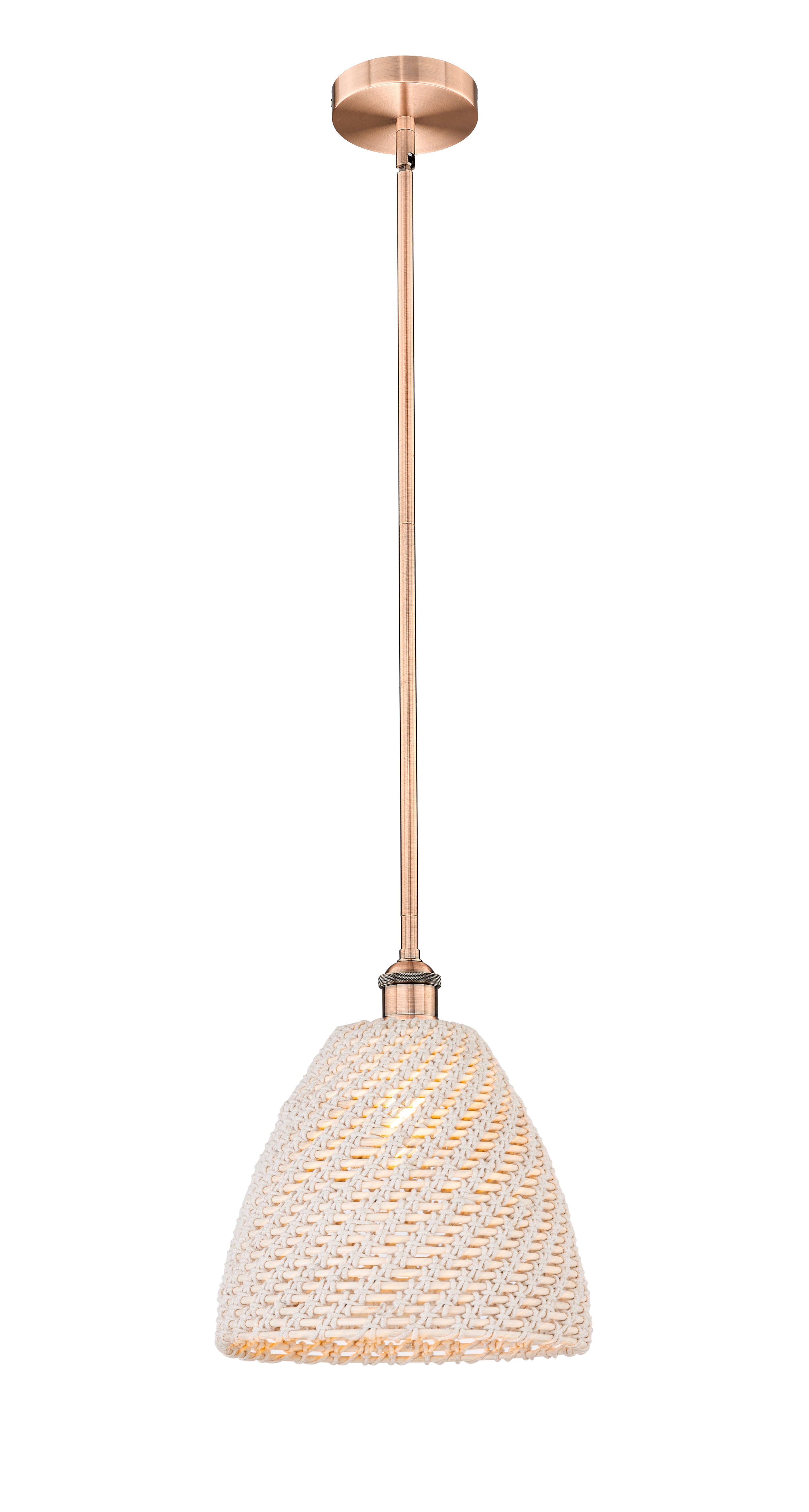 Edison Mini Pendant Antique Brass 12.875