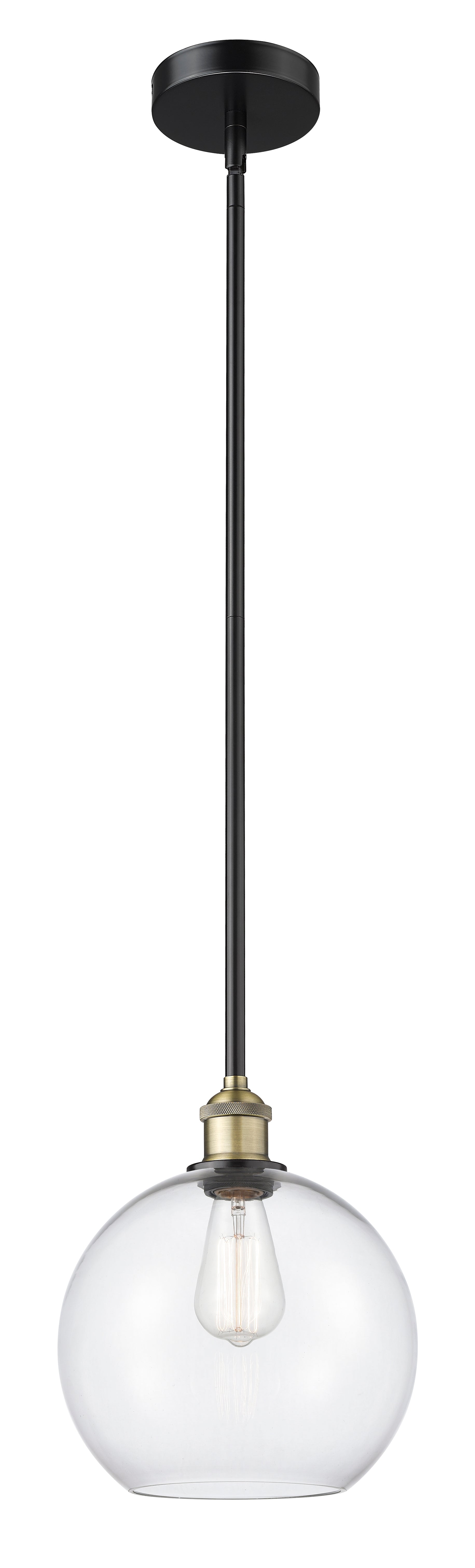Edison Mini Pendant Antique Brass Finish