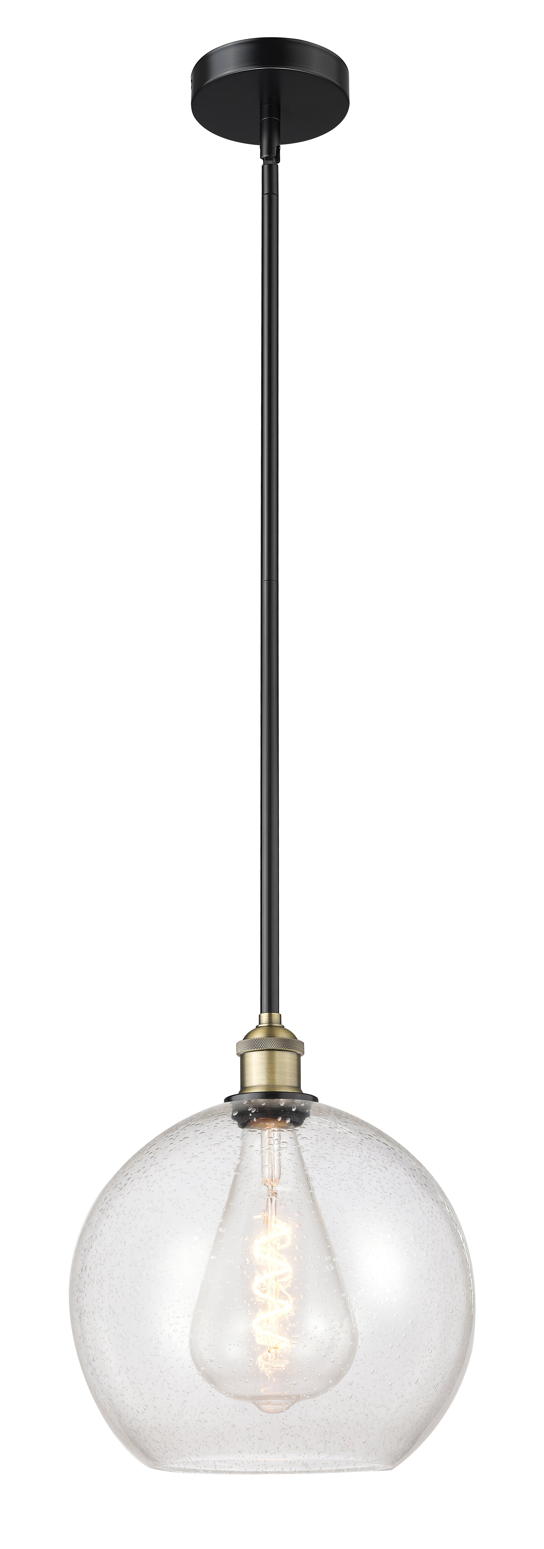Edison Mini Pendant Antique Brass Finish