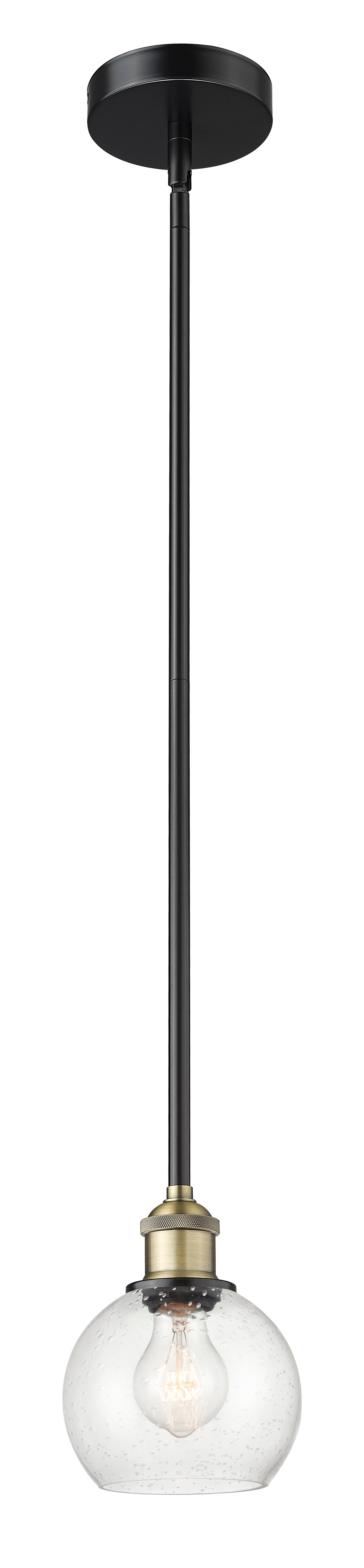 Edison Mini Pendant Antique Brass Finish