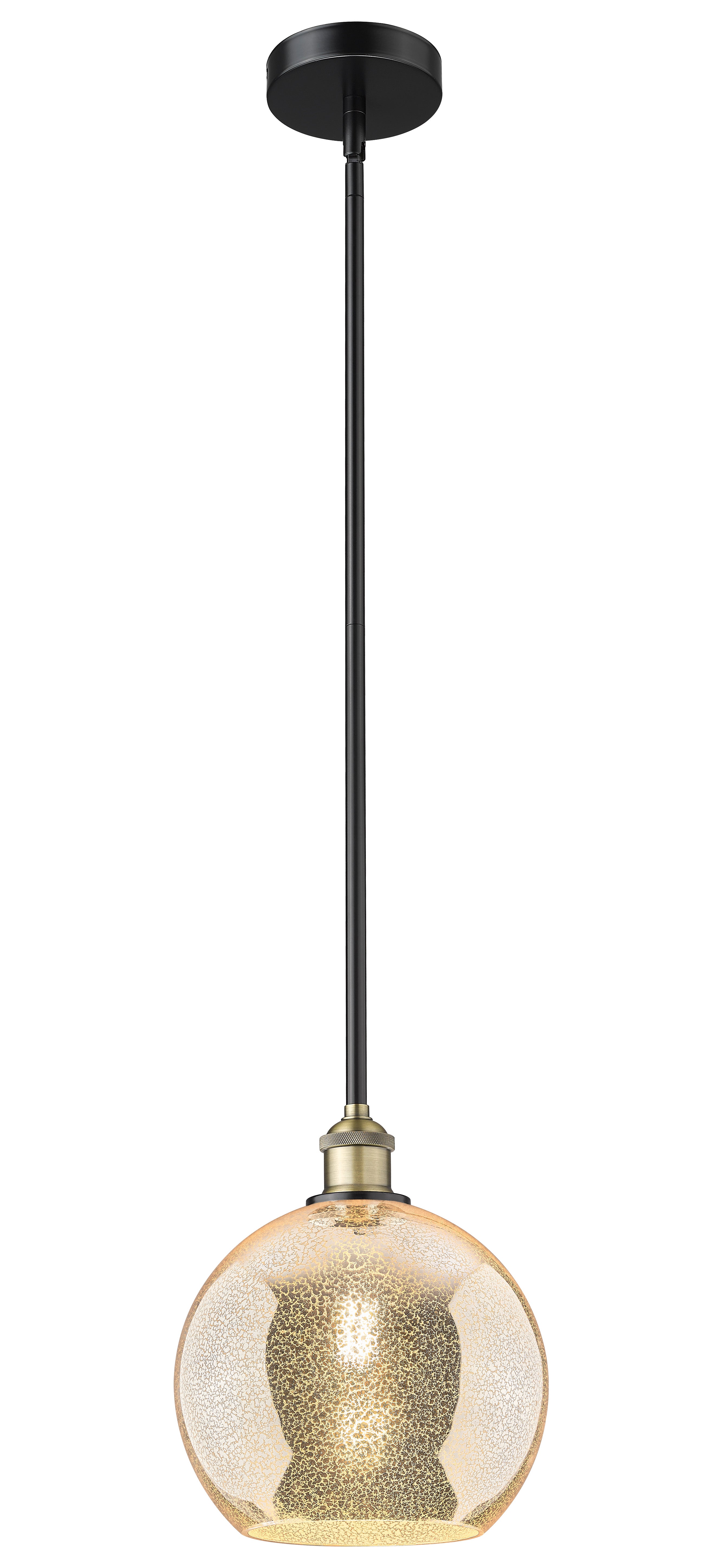 Edison Mini Pendant Antique Brass Finish