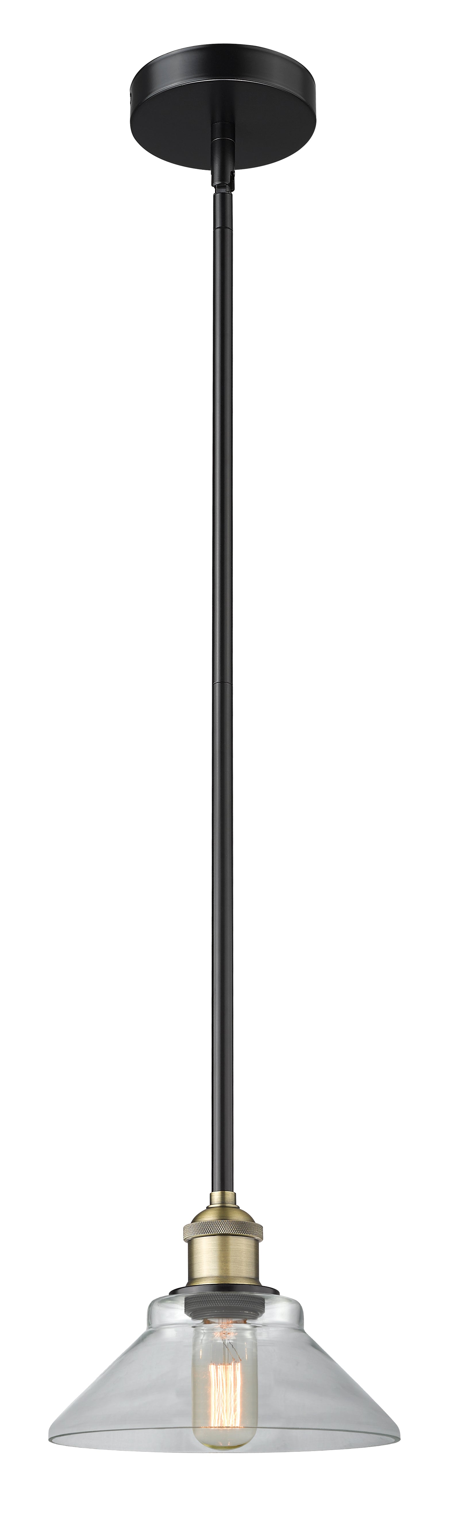 Edison Mini Pendant Antique Brass Finish
