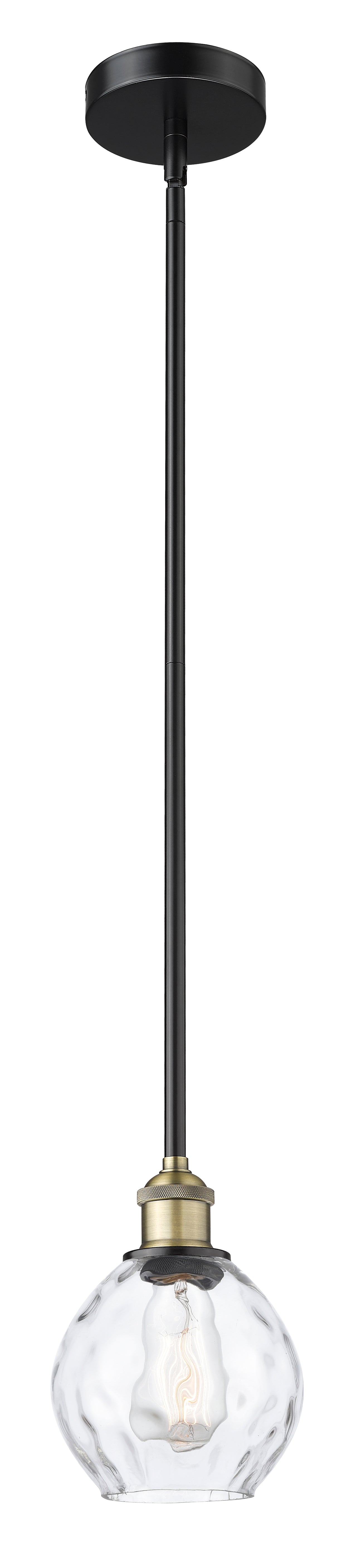 Edison Mini Pendant Antique Brass Finish