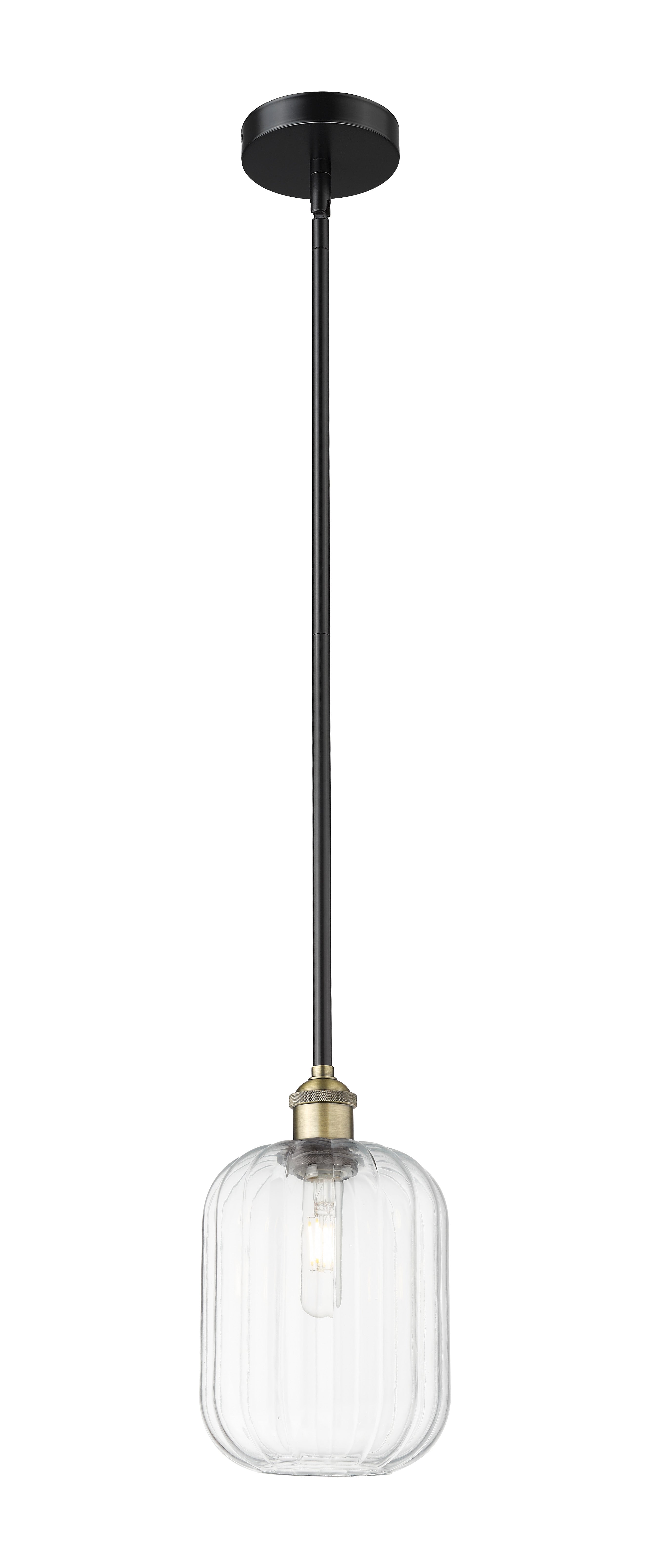 Edison Mini Pendant Antique Brass Finish