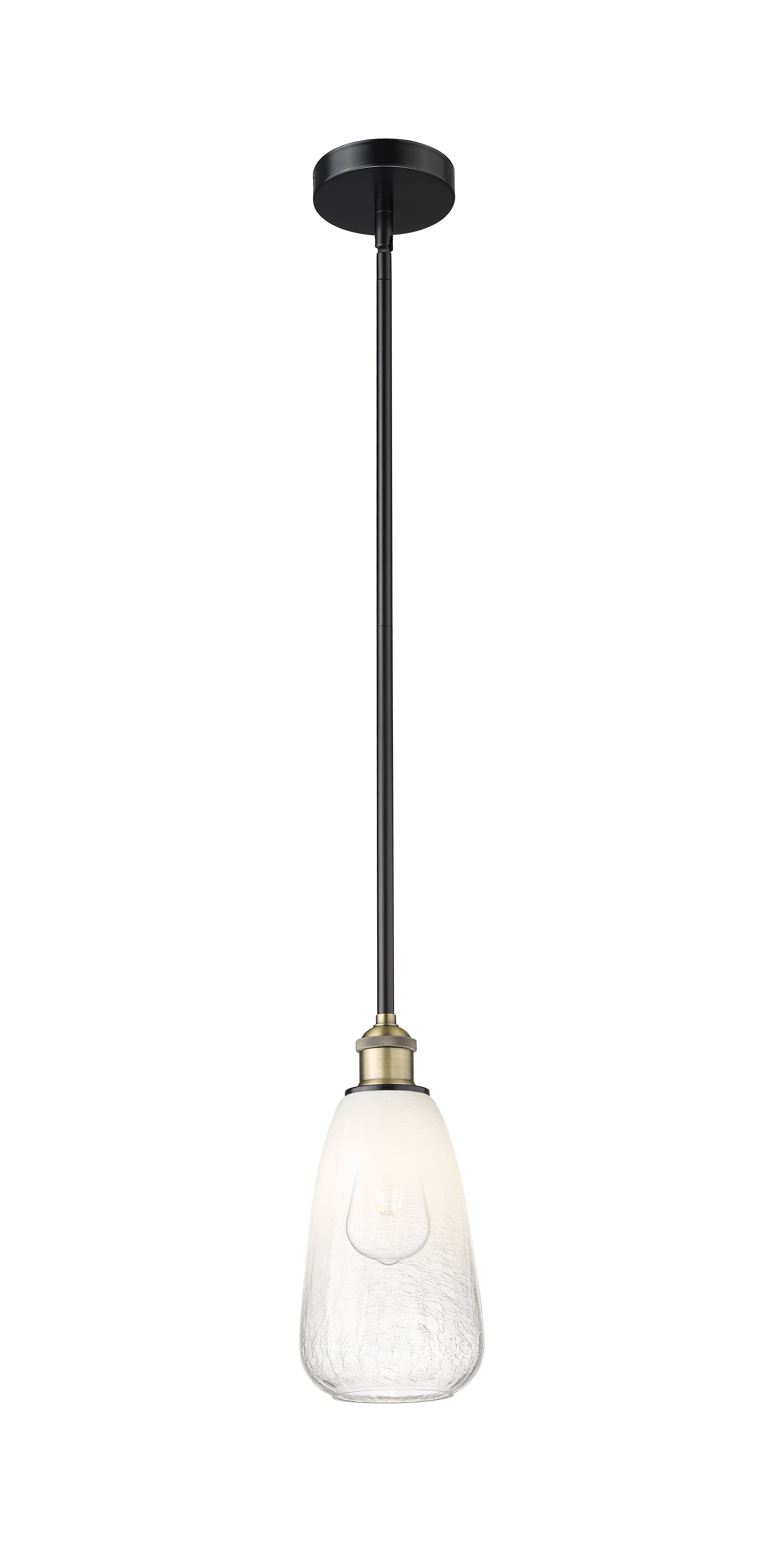 Edison Mini Pendant Antique Brass 6 Inch