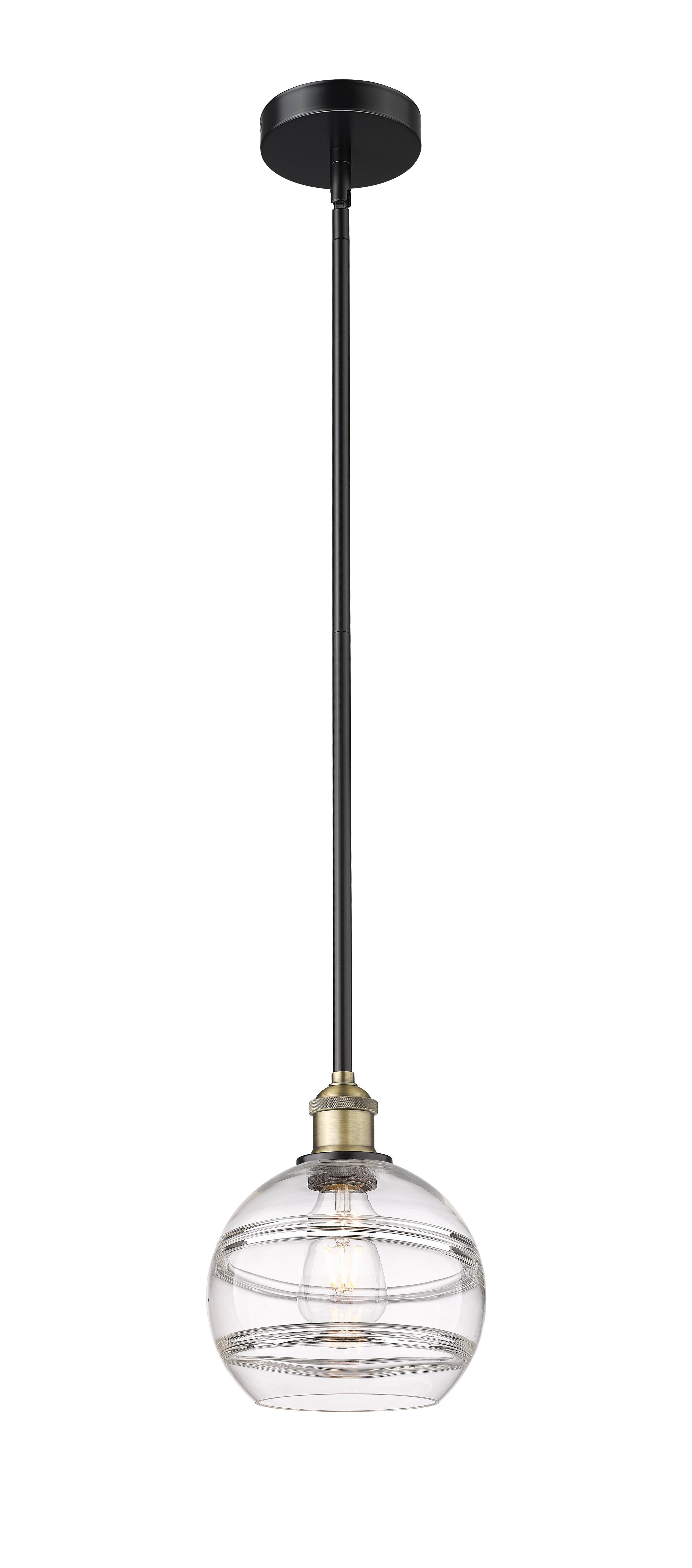 Edison Mini Pendant Antique Brass Finish
