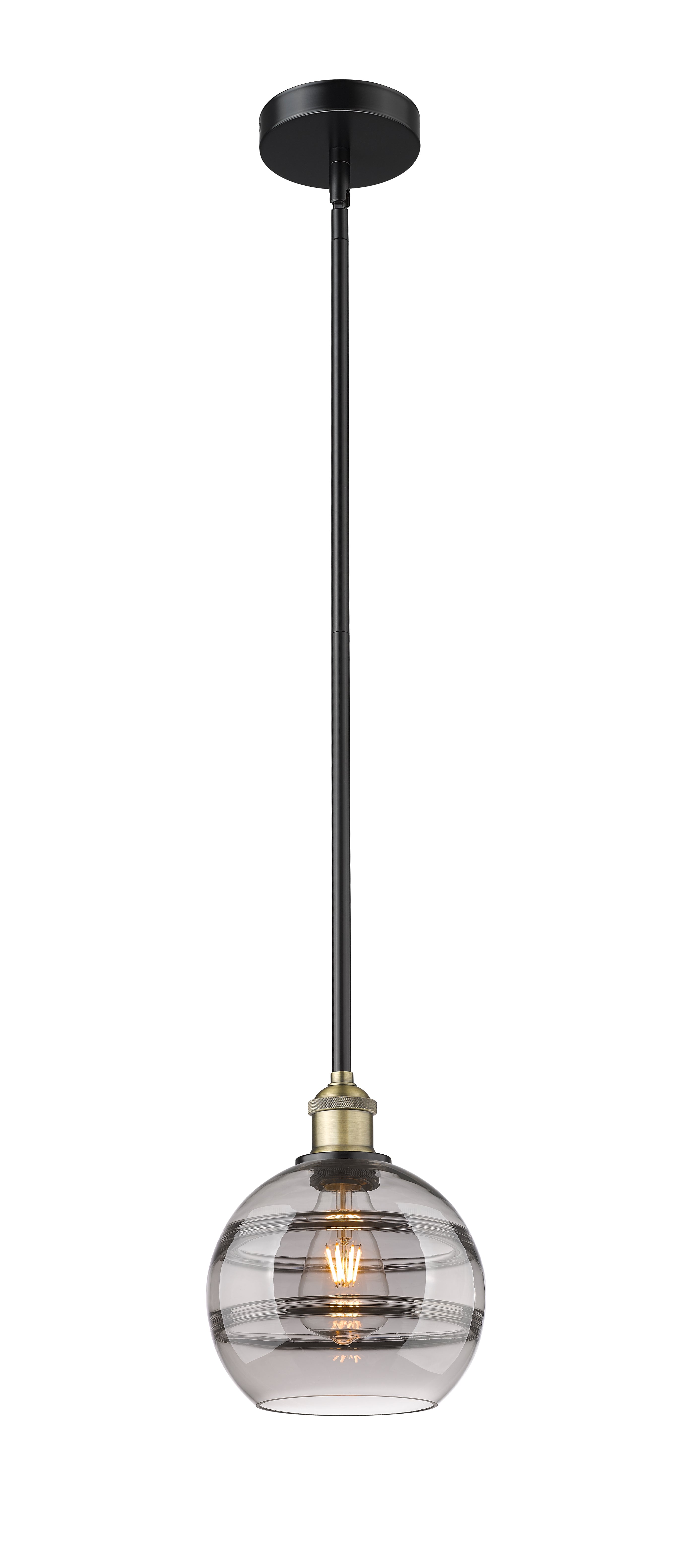 Edison Mini Pendant Antique Brass Finish