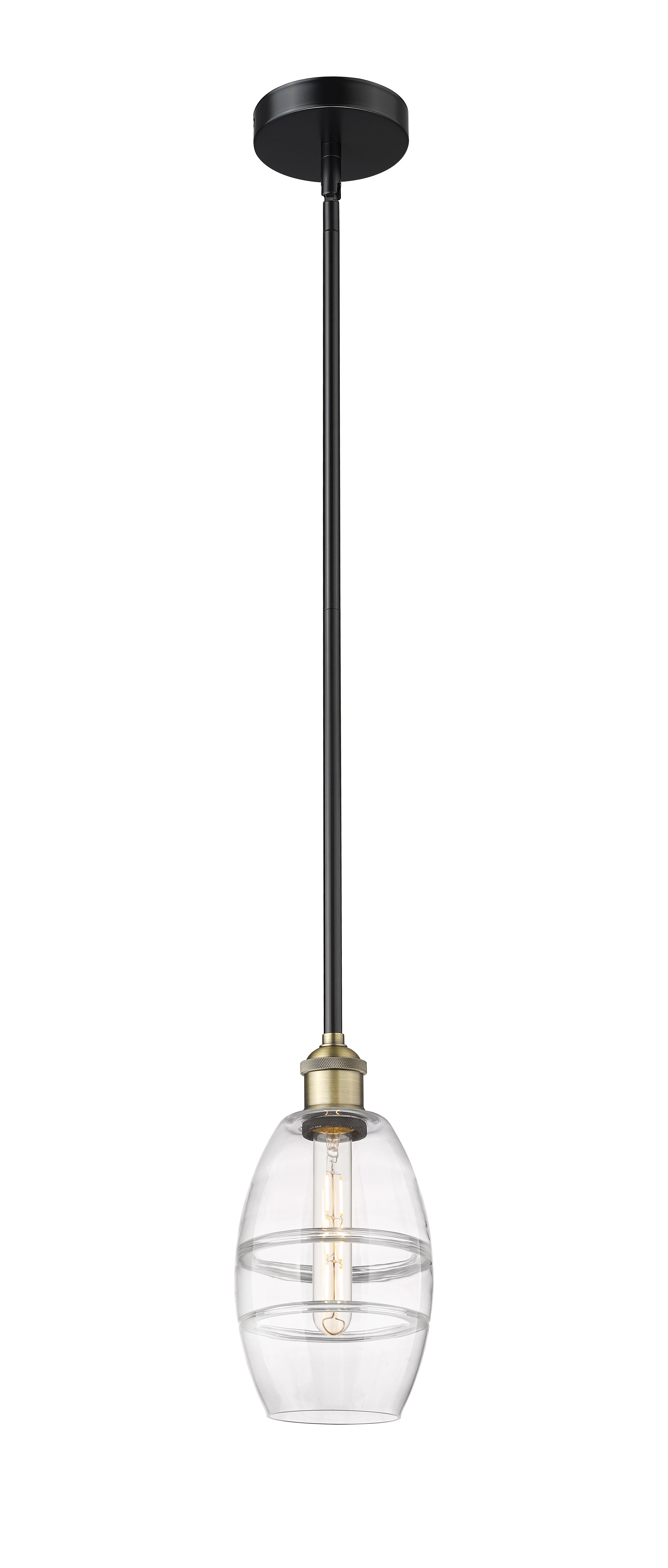 Edison Mini Pendant Antique Brass Finish