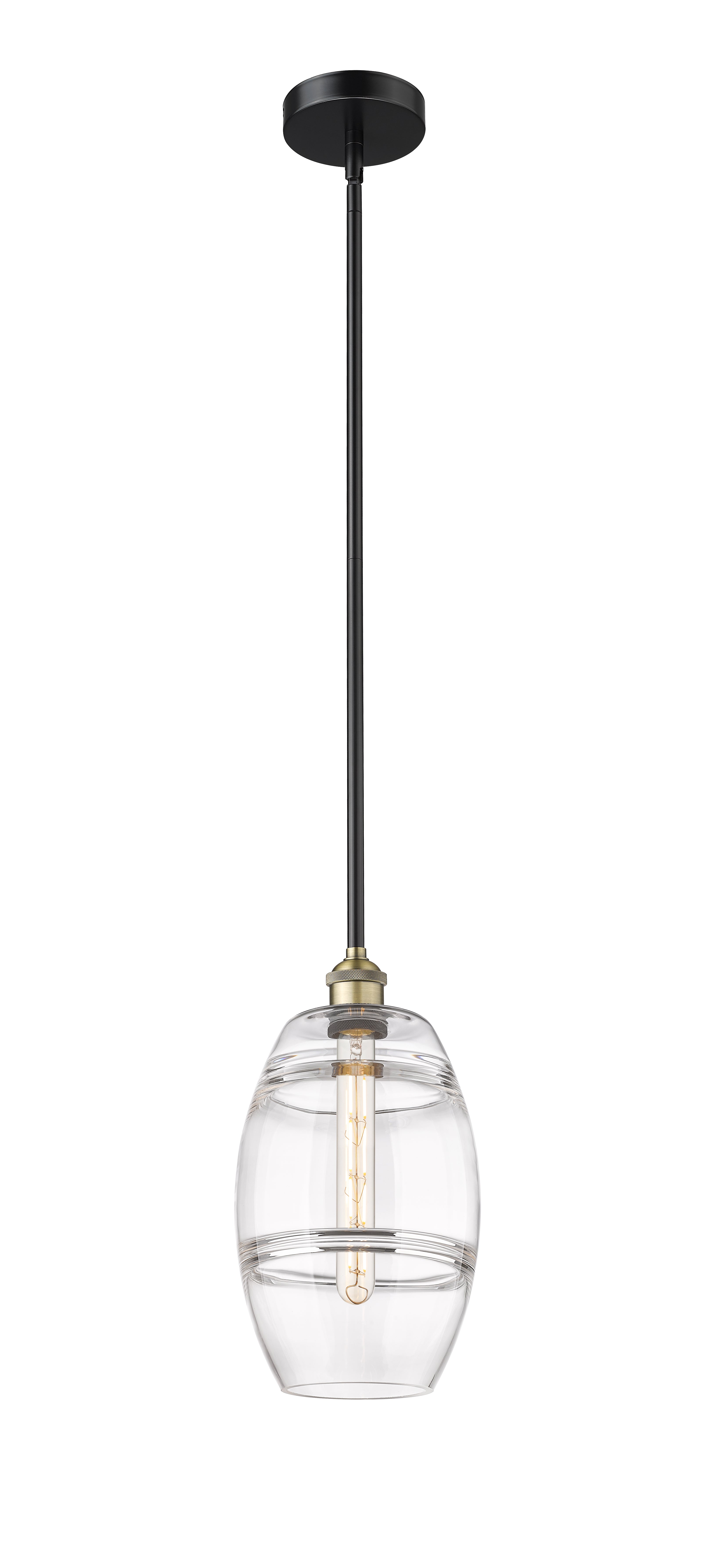 Edison Mini Pendant Antique Brass Finish