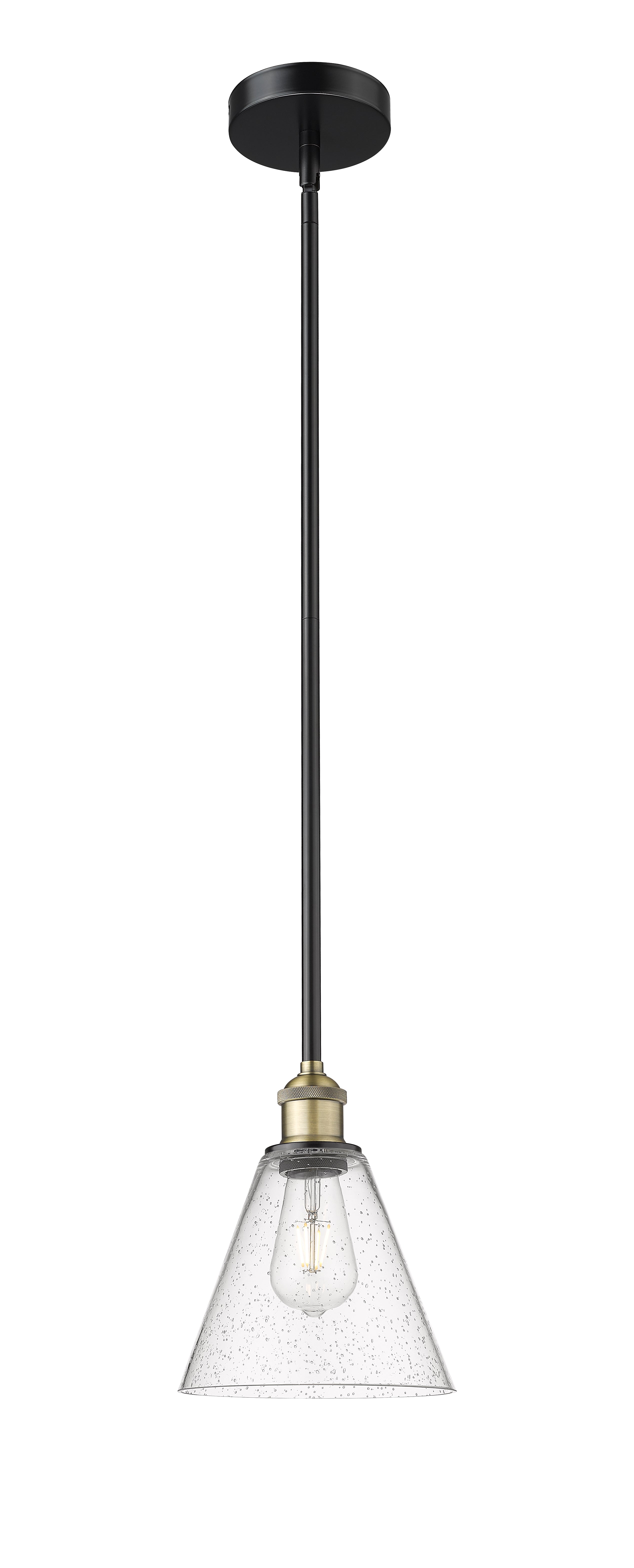 Edison Mini Pendant Antique Brass Finish
