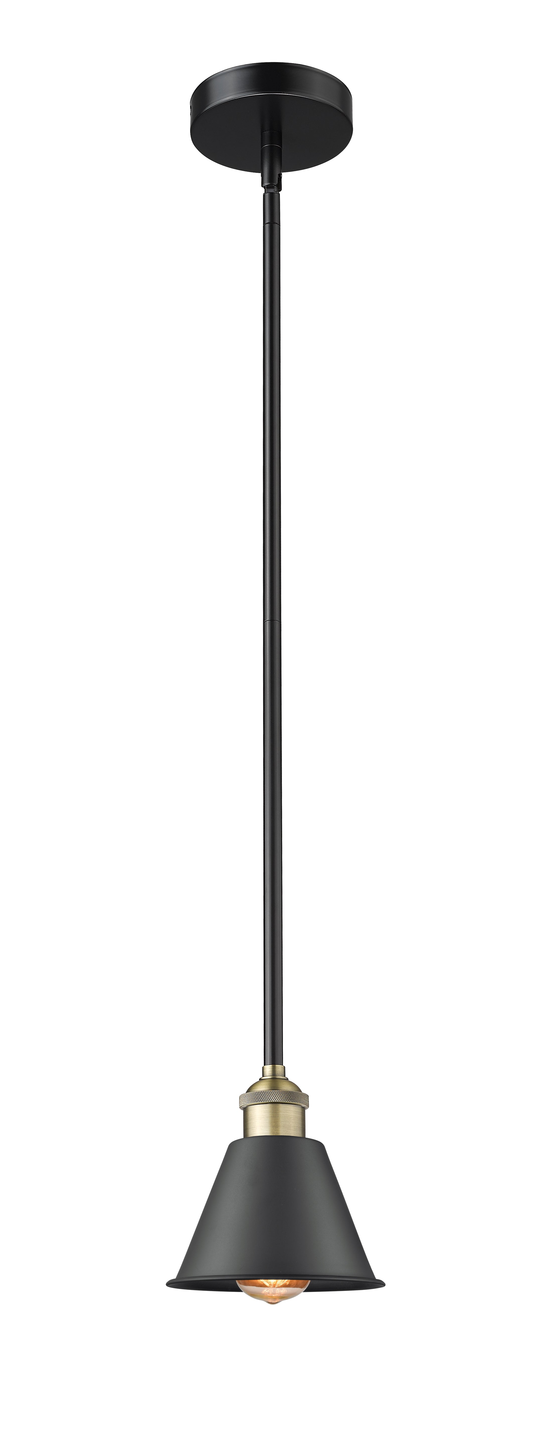 Edison Mini Pendant Antique Brass Finish