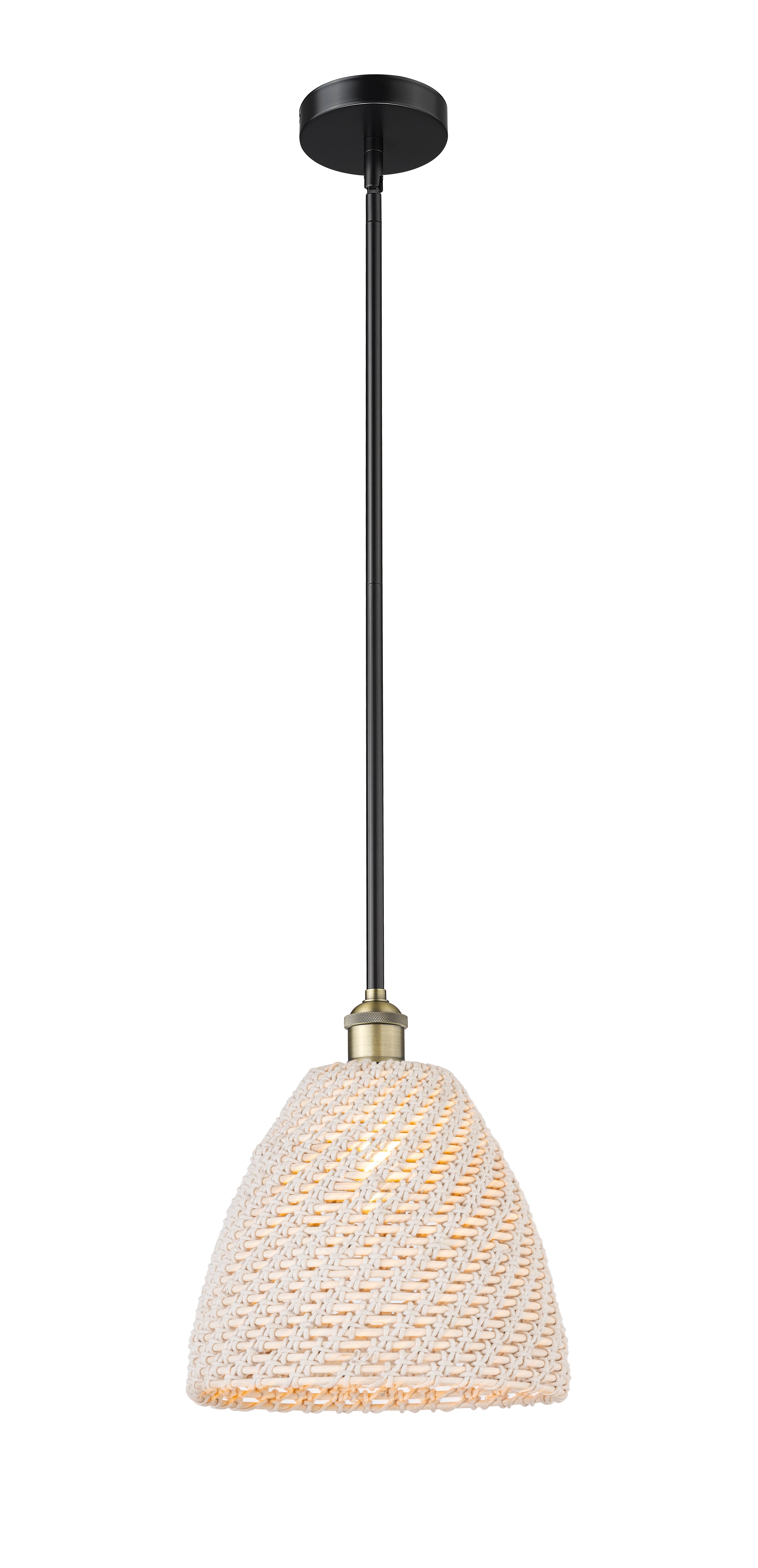 Edison Mini Pendant Antique Brass 12.875