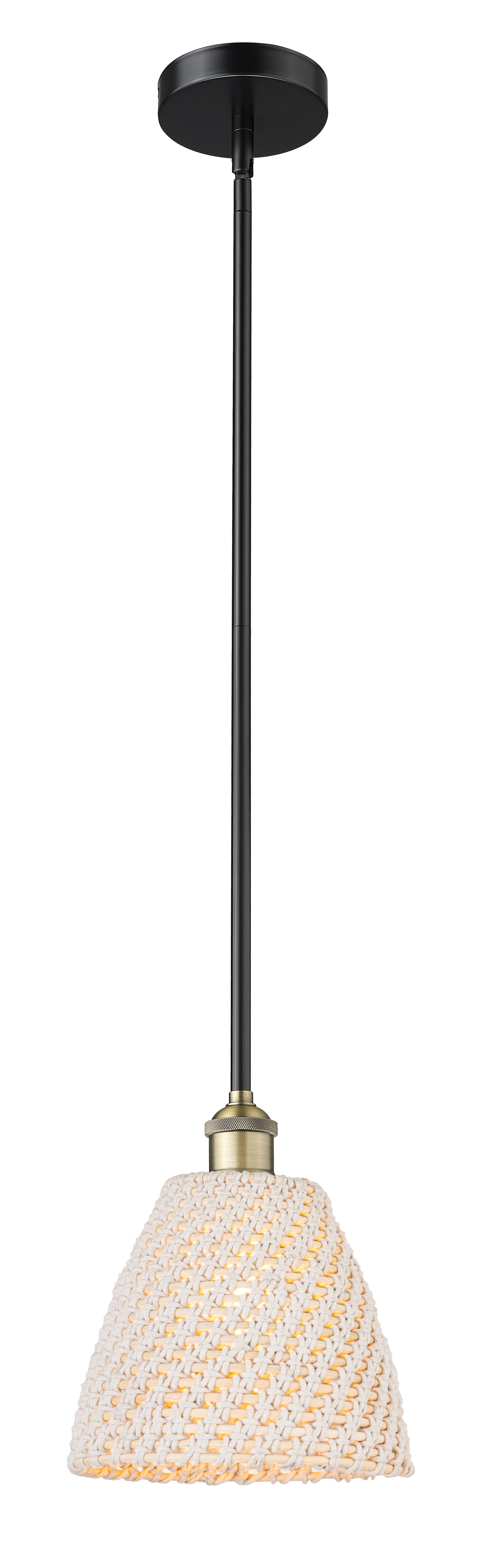 Edison Mini Pendant Antique Brass Finish