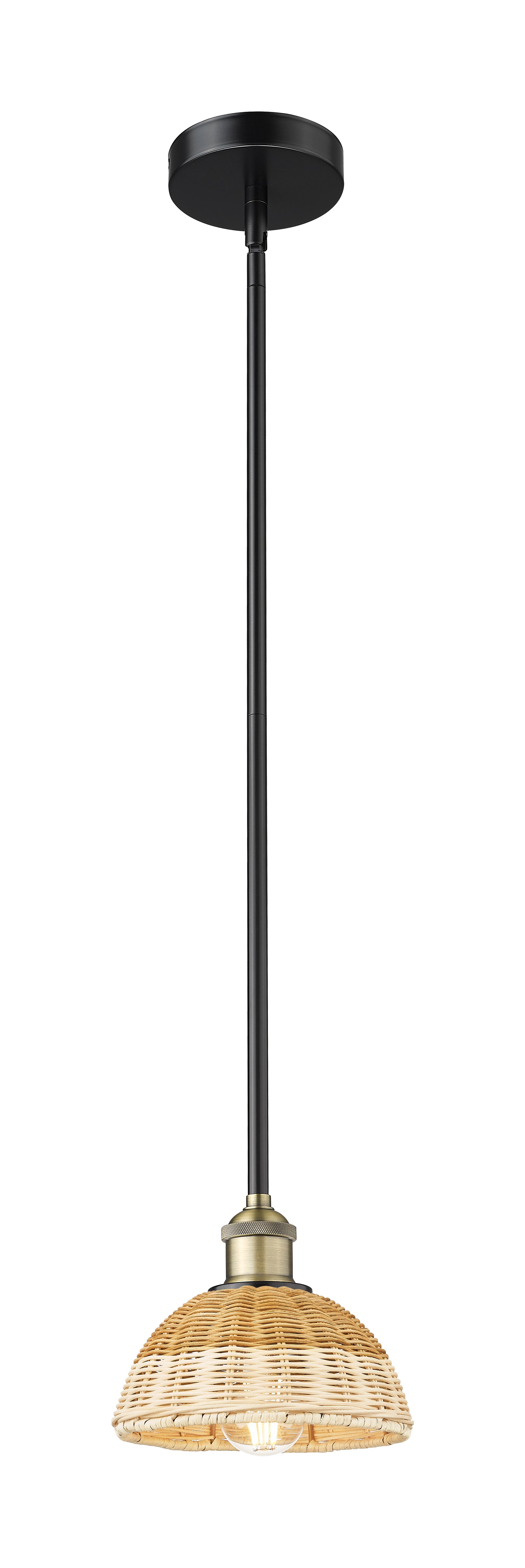 Edison Mini Pendant Antique Brass Finish