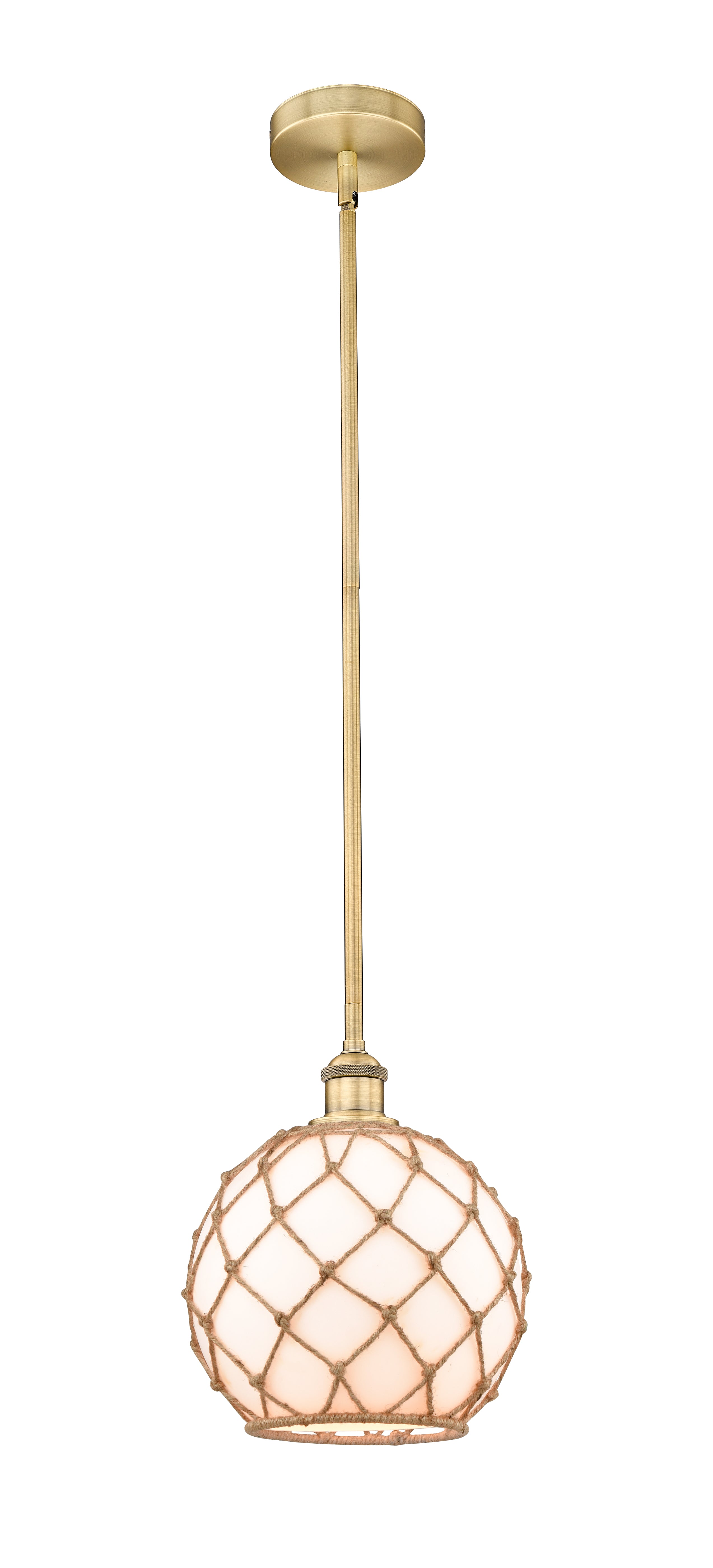 Edison Mini Pendant Antique Brass Finish